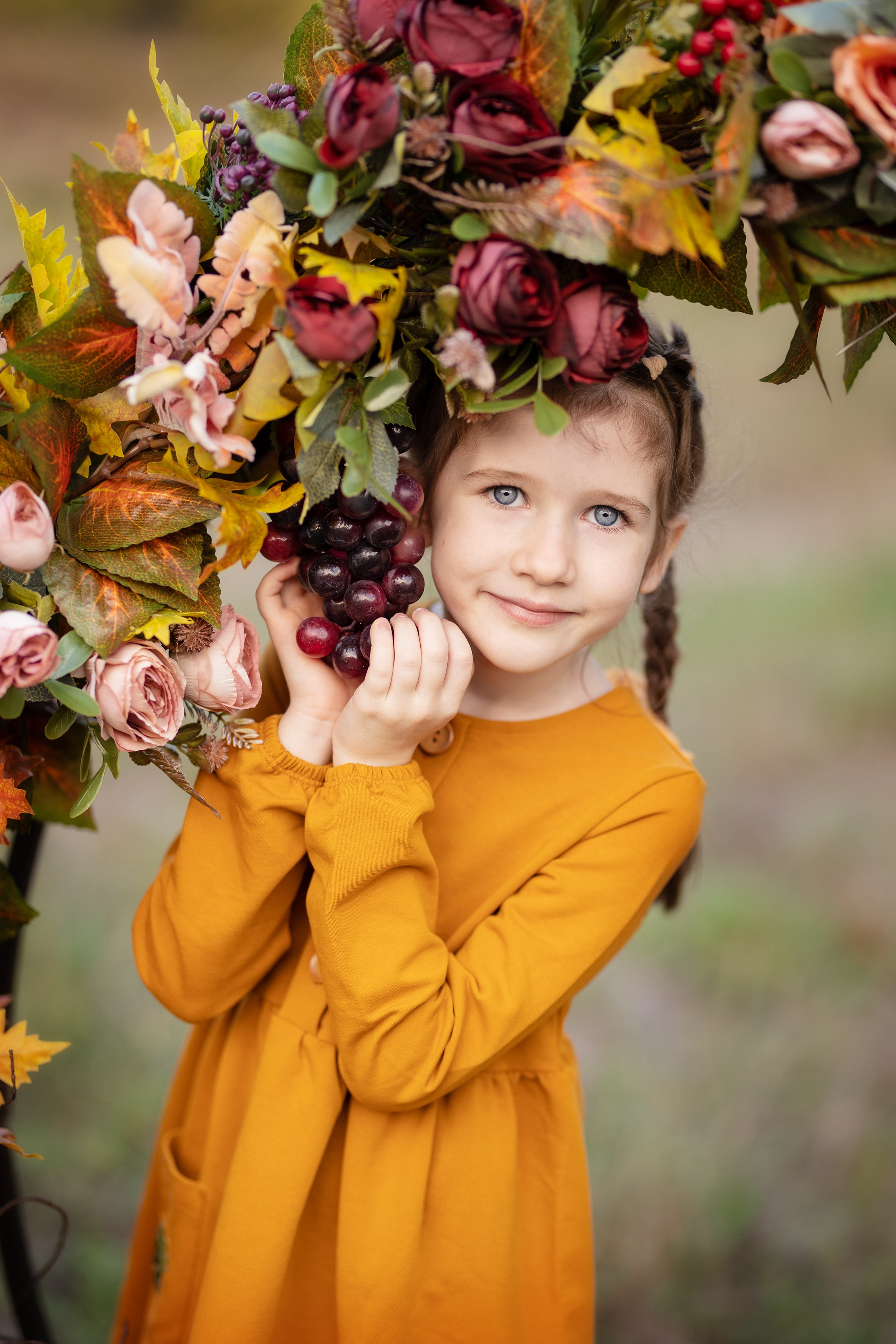 Осення фотосессия Василисы. Школьный фотограф в Краснодаре Юлия Войлова