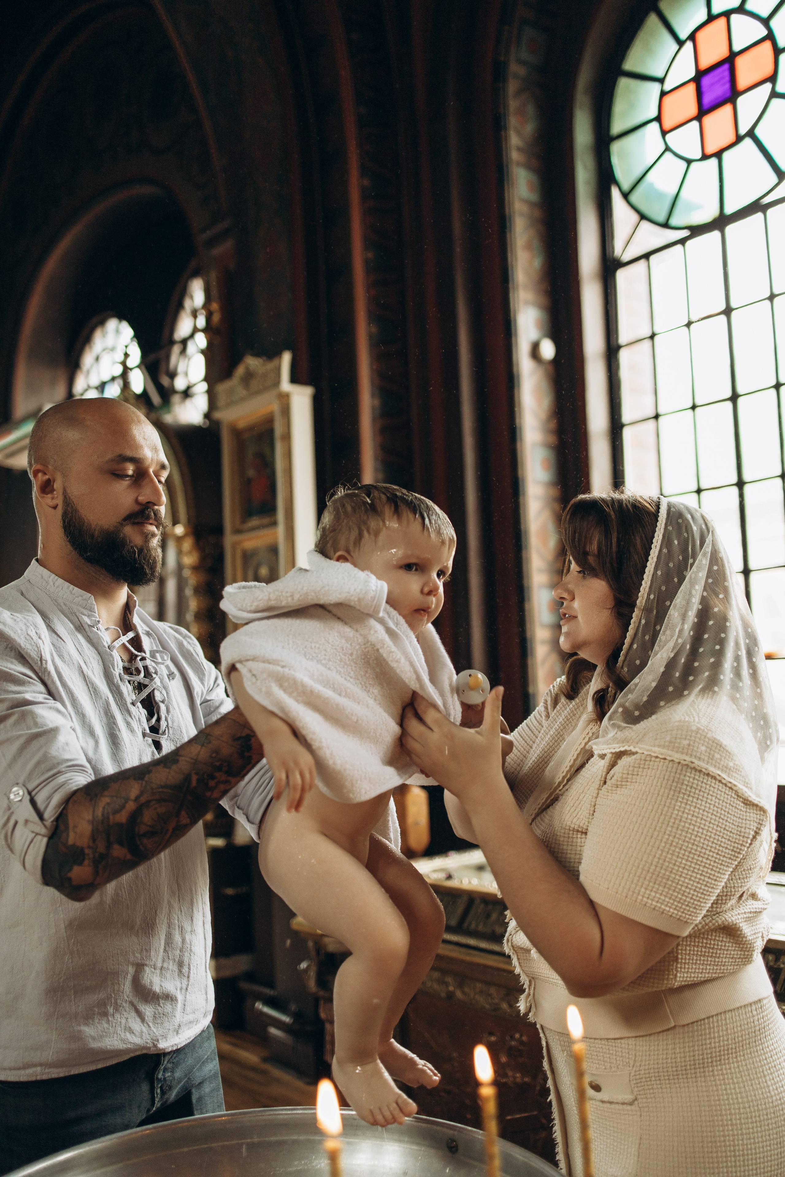 Таинство крещения Матвея. Самый теплый фотограф в Краснодаре Рябоконь Ксения
