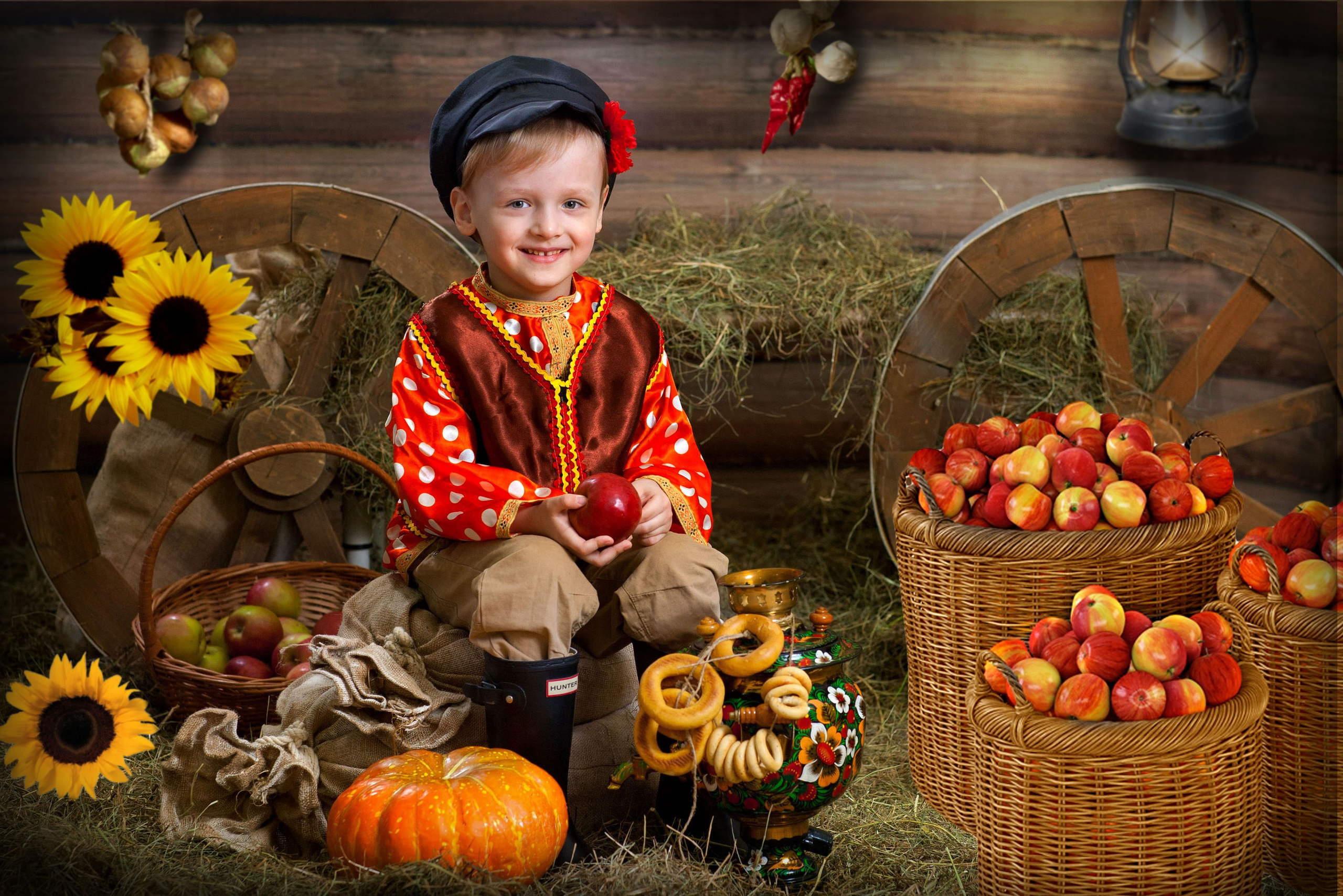 В амбаре. Art photographer Nino