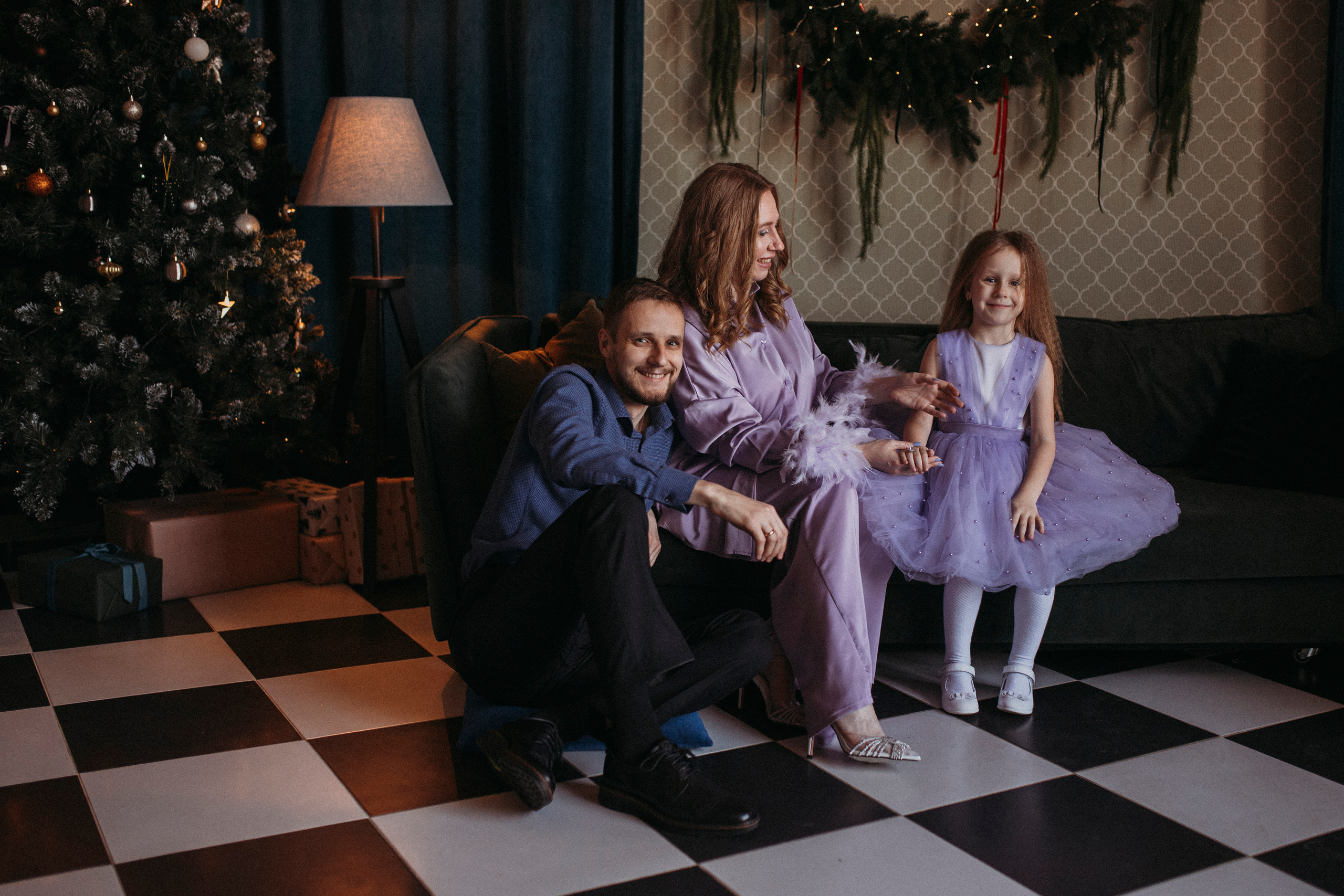 Новогодняя история Антона, Яны и Кати. Семейный фотограф в Краснодаре Коломыцева Евгения