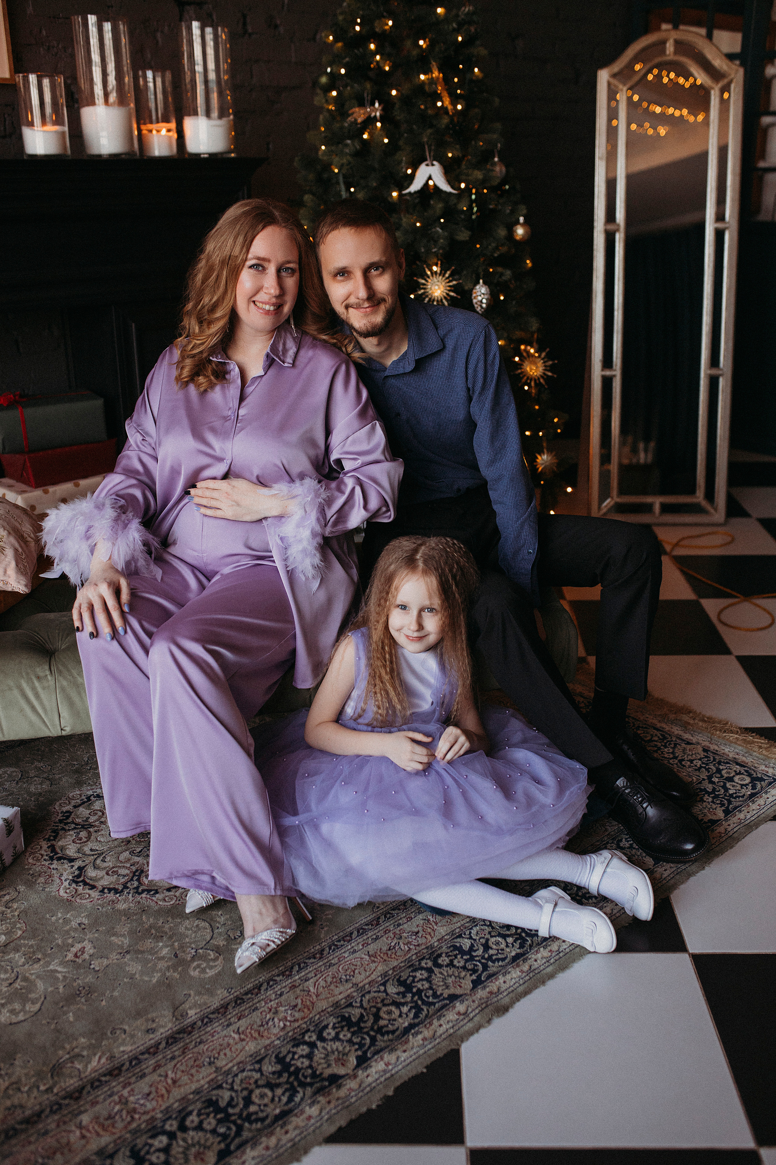 Новогодняя история Антона, Яны и Кати. Семейный фотограф в Краснодаре Коломыцева Евгения