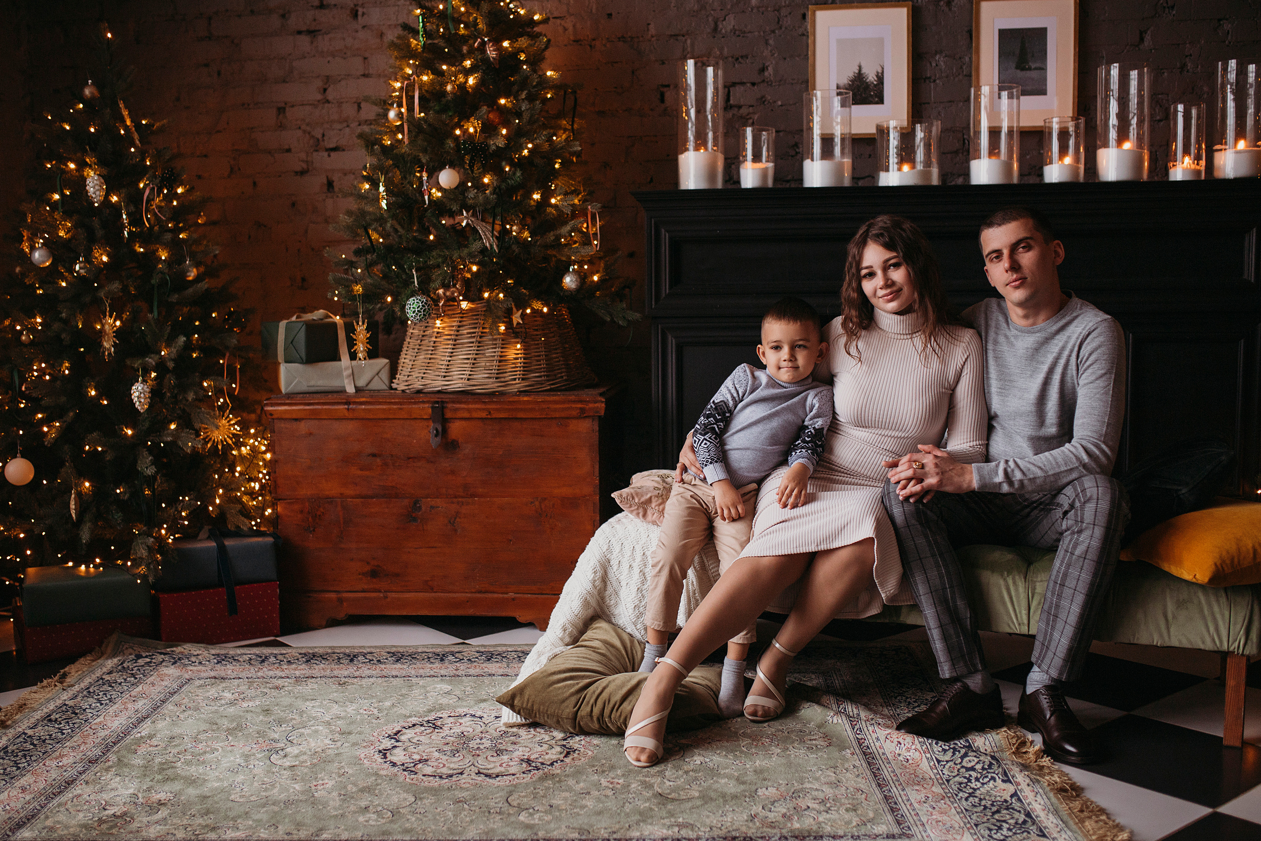 Новогодняя история Владимира, Златы и Егора. Семейный фотограф в Краснодаре Коломыцева Евгения