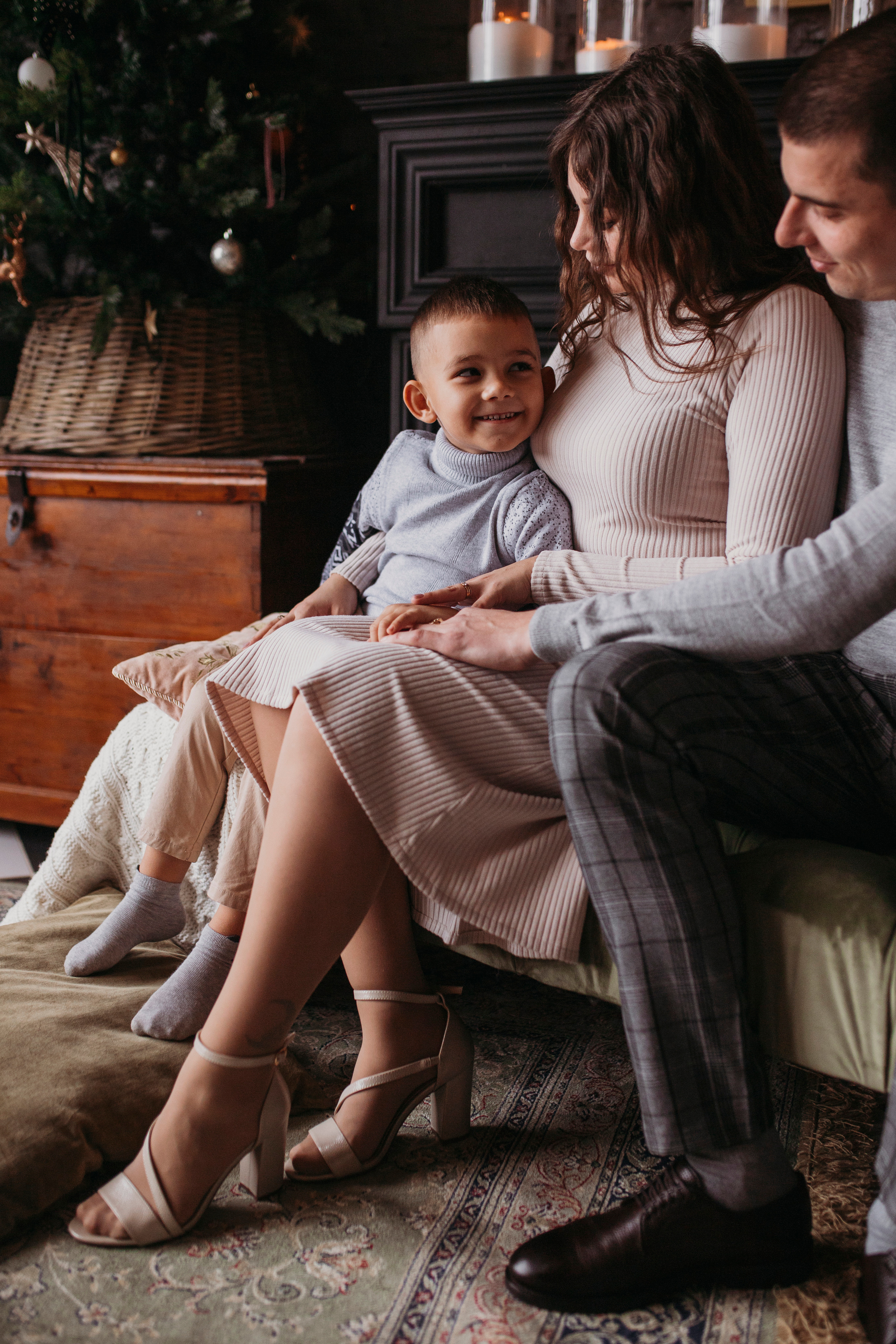 Новогодняя история Владимира, Златы и Егора. Семейный фотограф в Краснодаре Коломыцева Евгения