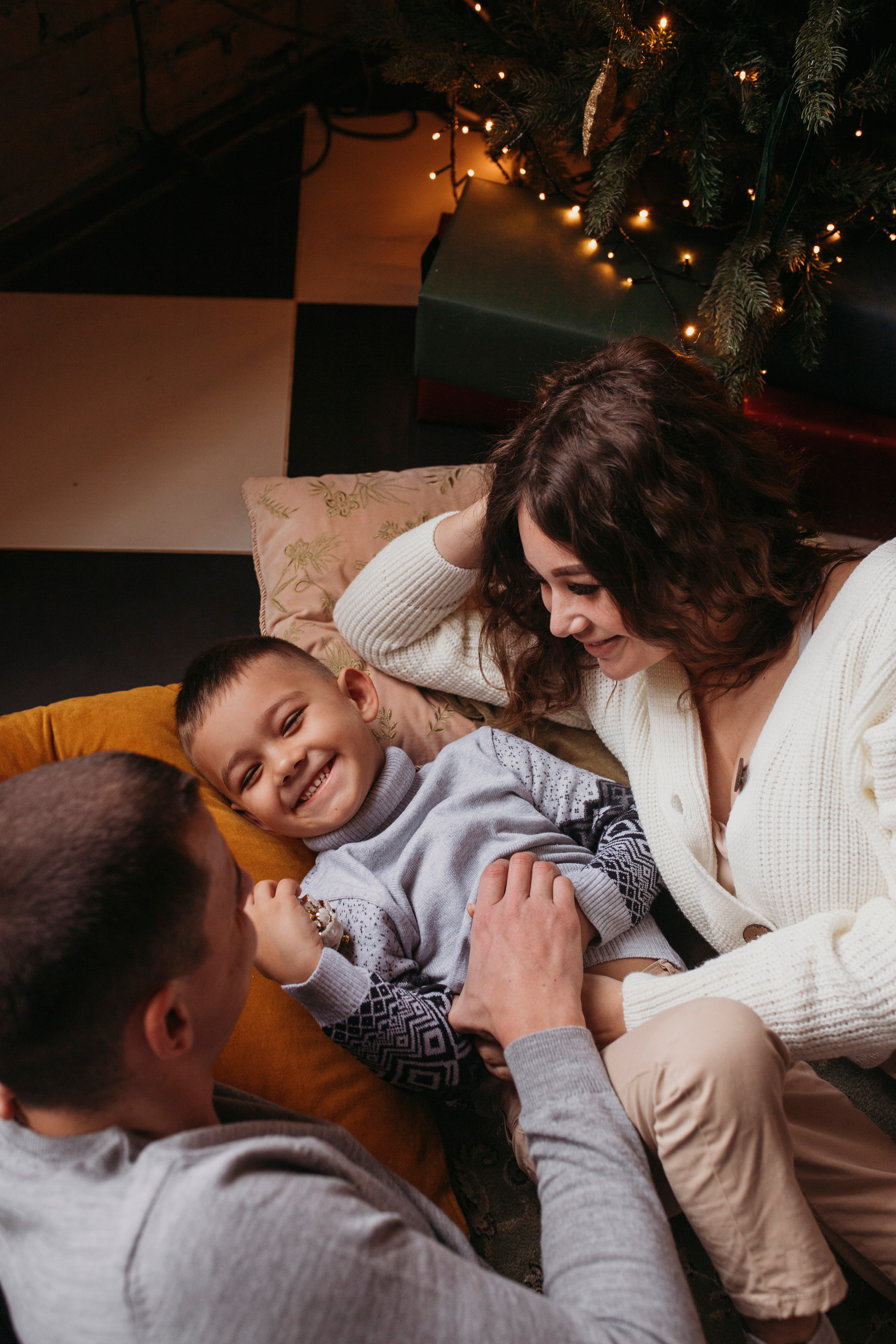 Новогодняя история Владимира, Златы и Егора. Семейный фотограф в Краснодаре Коломыцева Евгения
