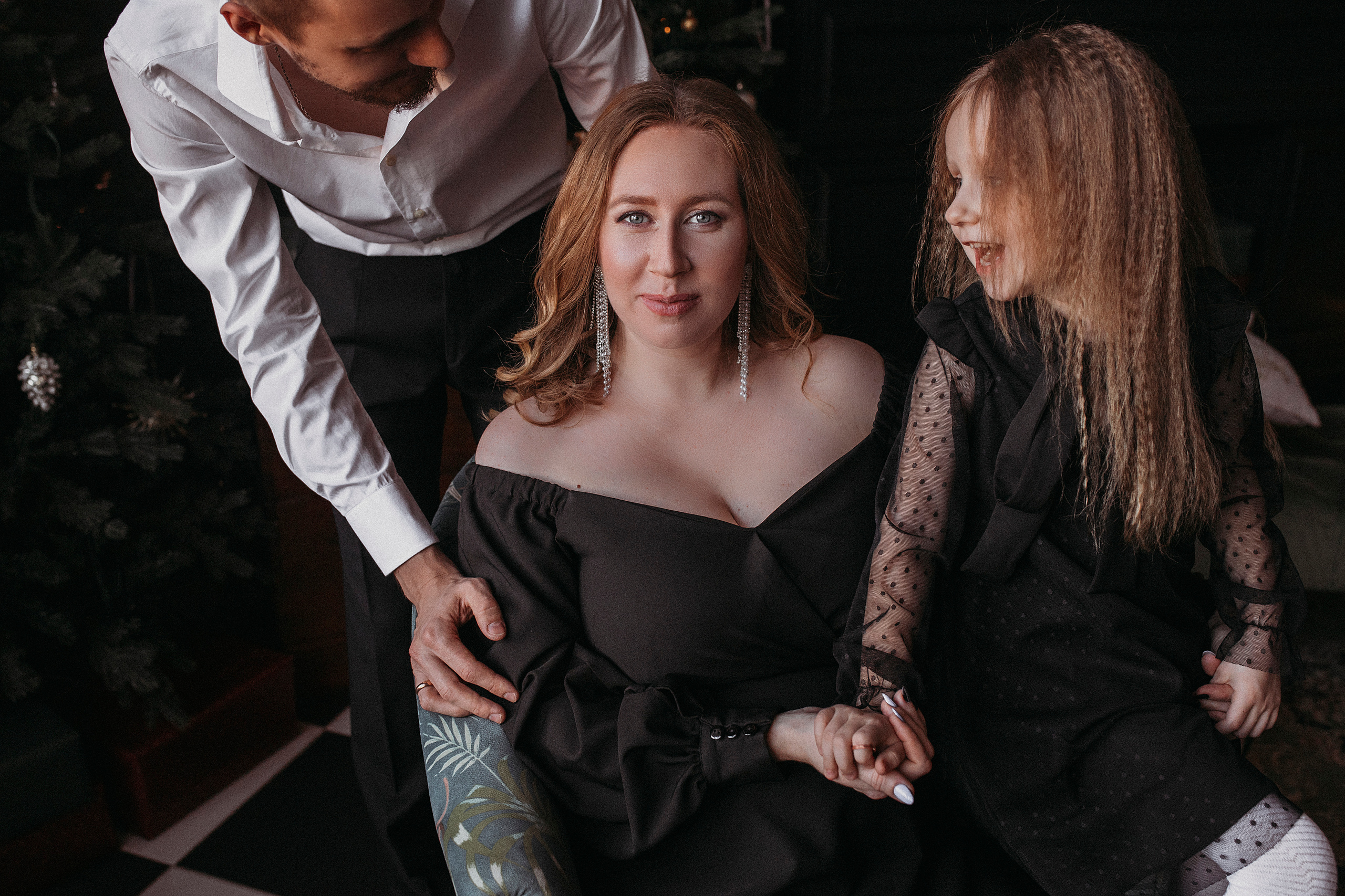 Новогодняя история Антона, Яны и Кати. Семейный фотограф в Краснодаре Коломыцева Евгения