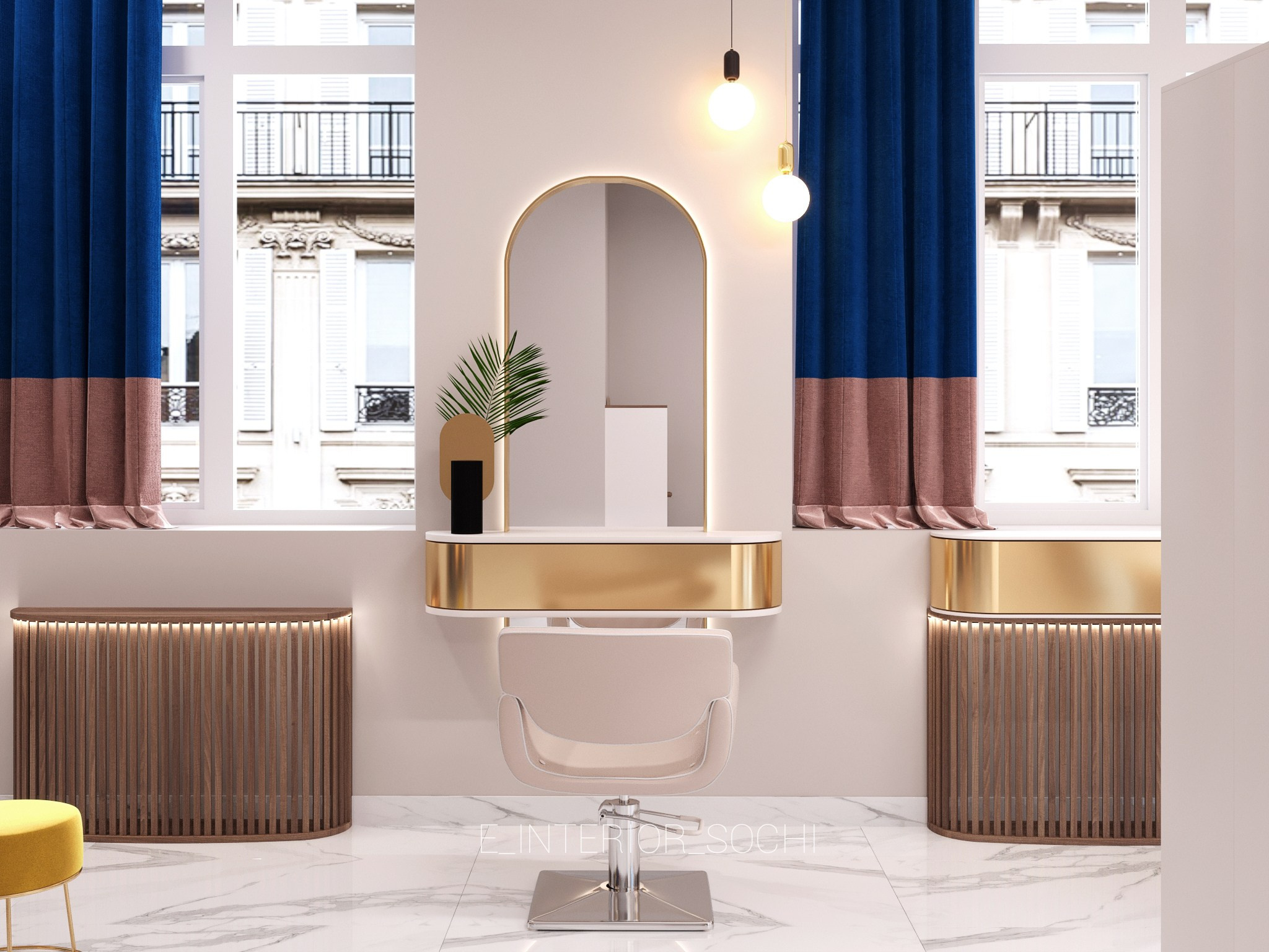 BEAUTY_MIGAL. Дизайн интерьера Евгения Тисленко