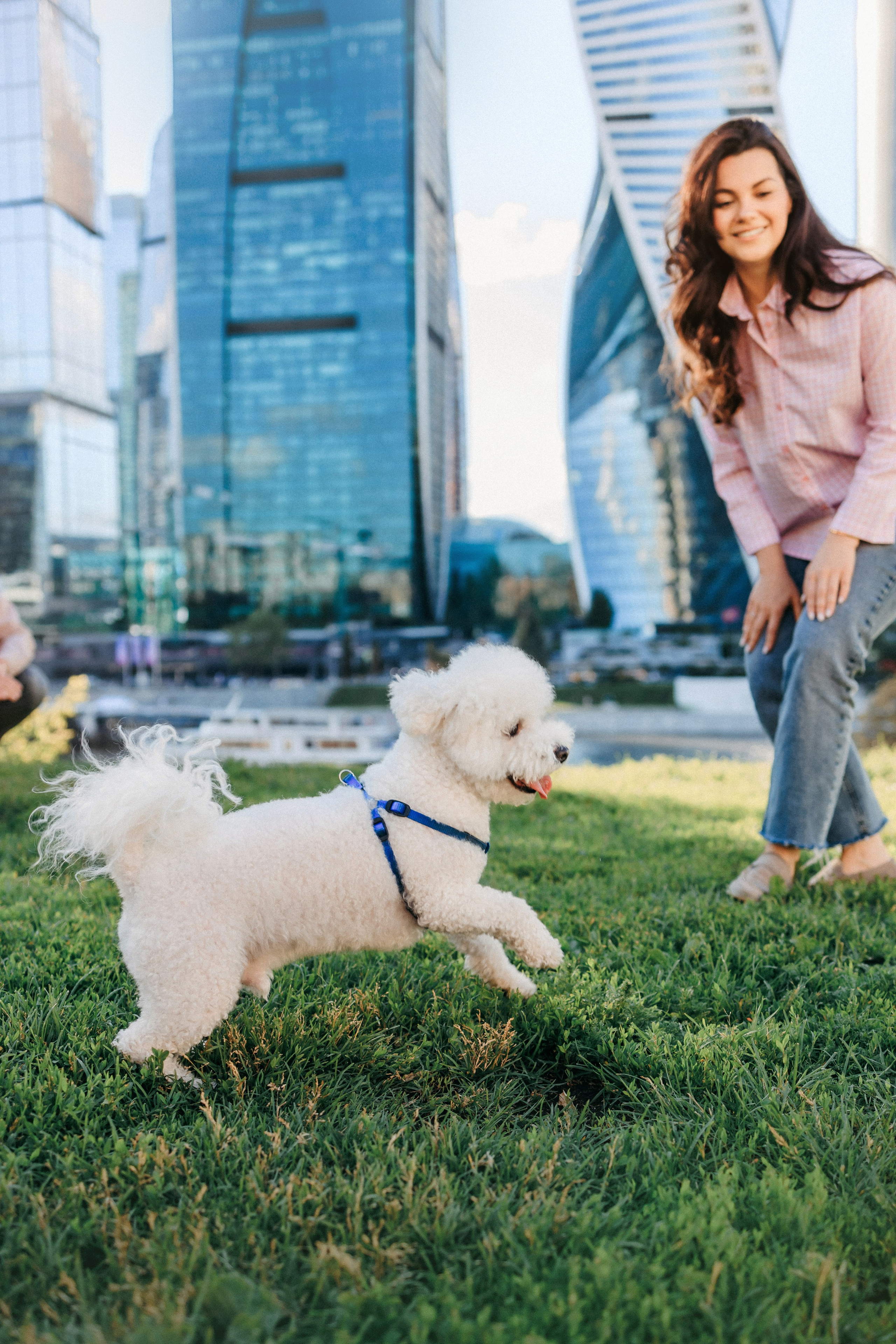 Марина, Данил и Бруно. Фотограф-анималист Елена Радченко, Москва