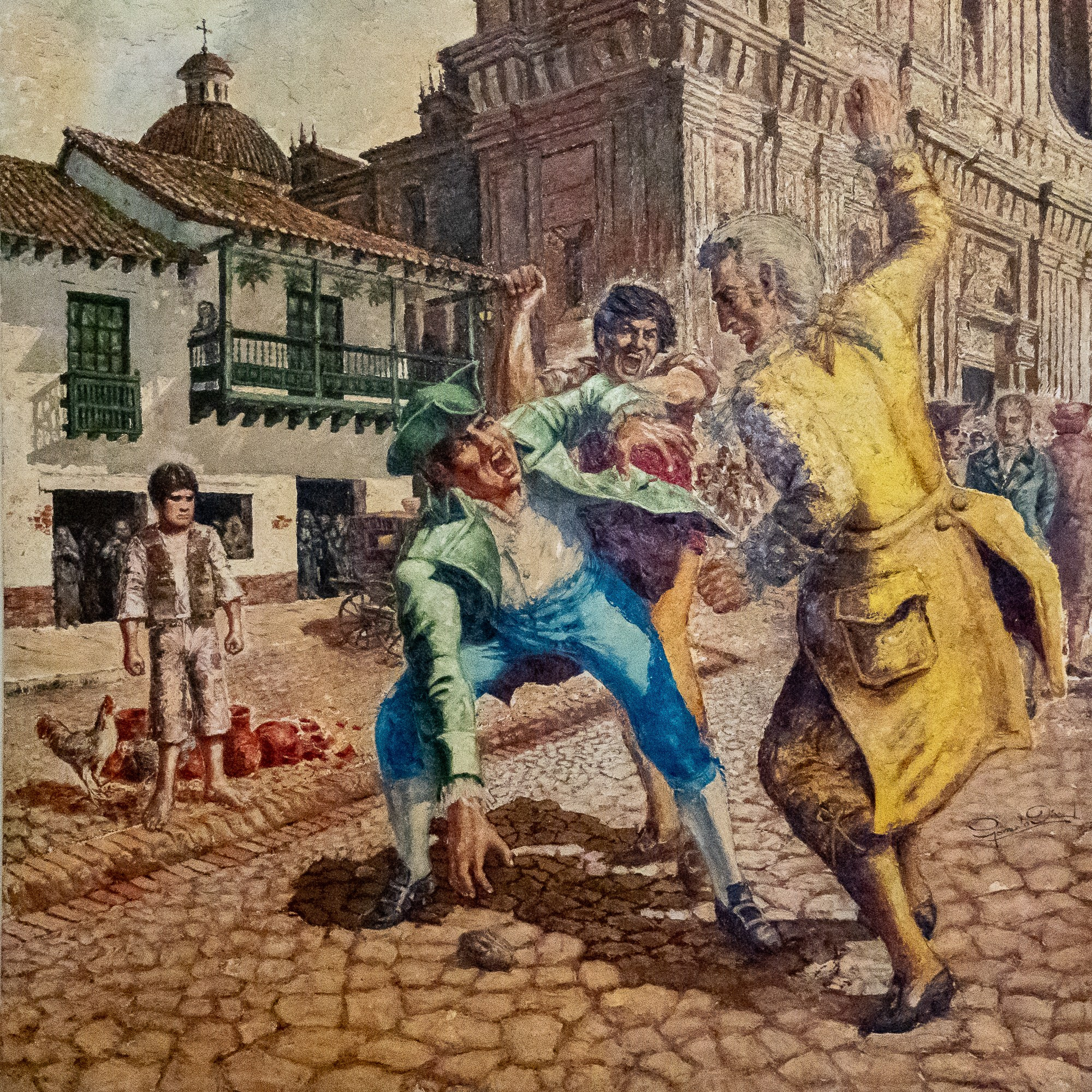 Богота, столица Колумбии. Bogotá, the capital of Colombia. Фотограф Алексей Скоробогатько