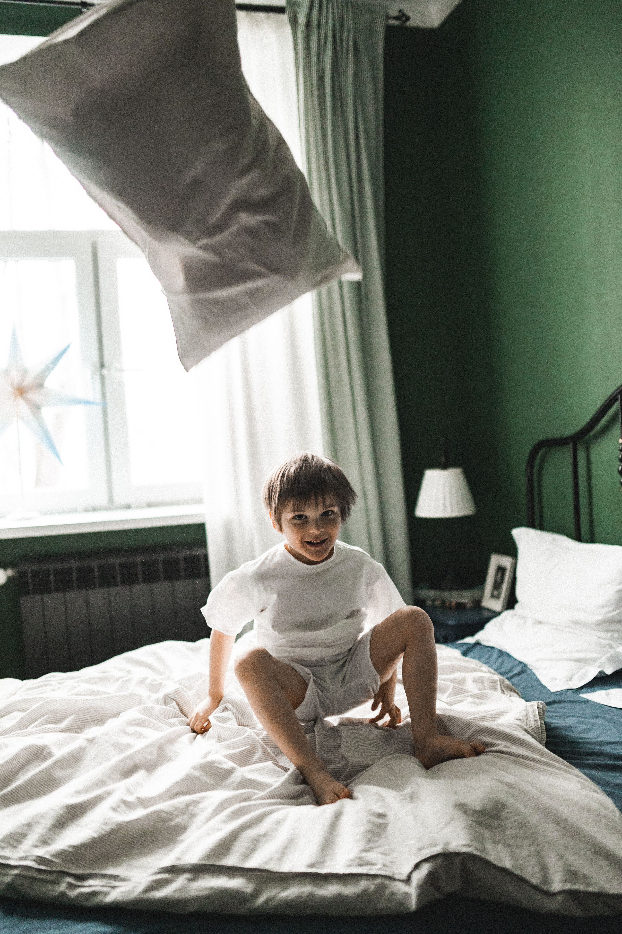 Дима, Нелли, Марк и Нина дома. Семейный и свадебный lifestyle-фотограф в Москве Мария Петрова