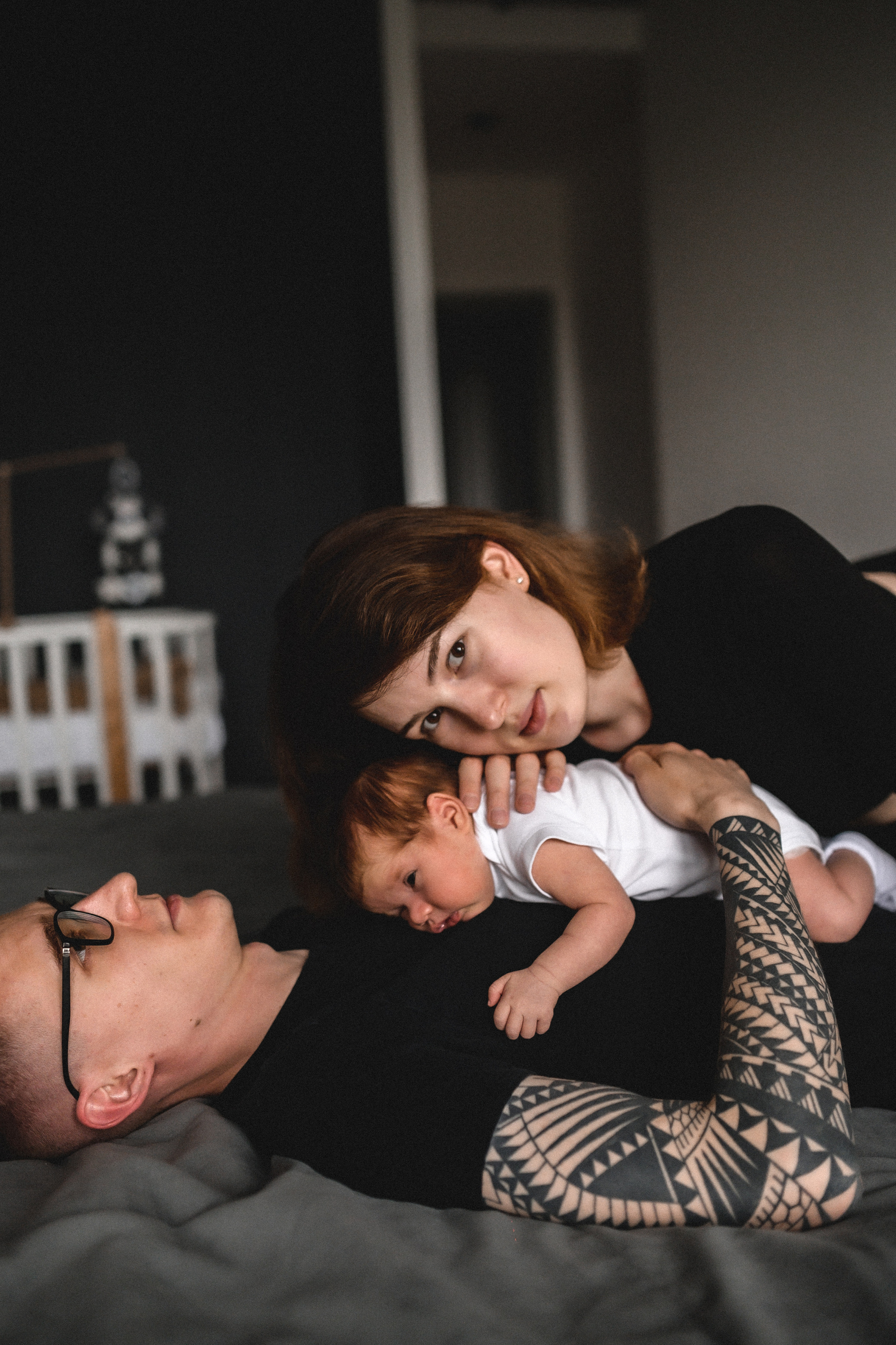 Руслан, Марта и Кира дома. Семейный и свадебный lifestyle-фотограф в Москве Мария Петрова