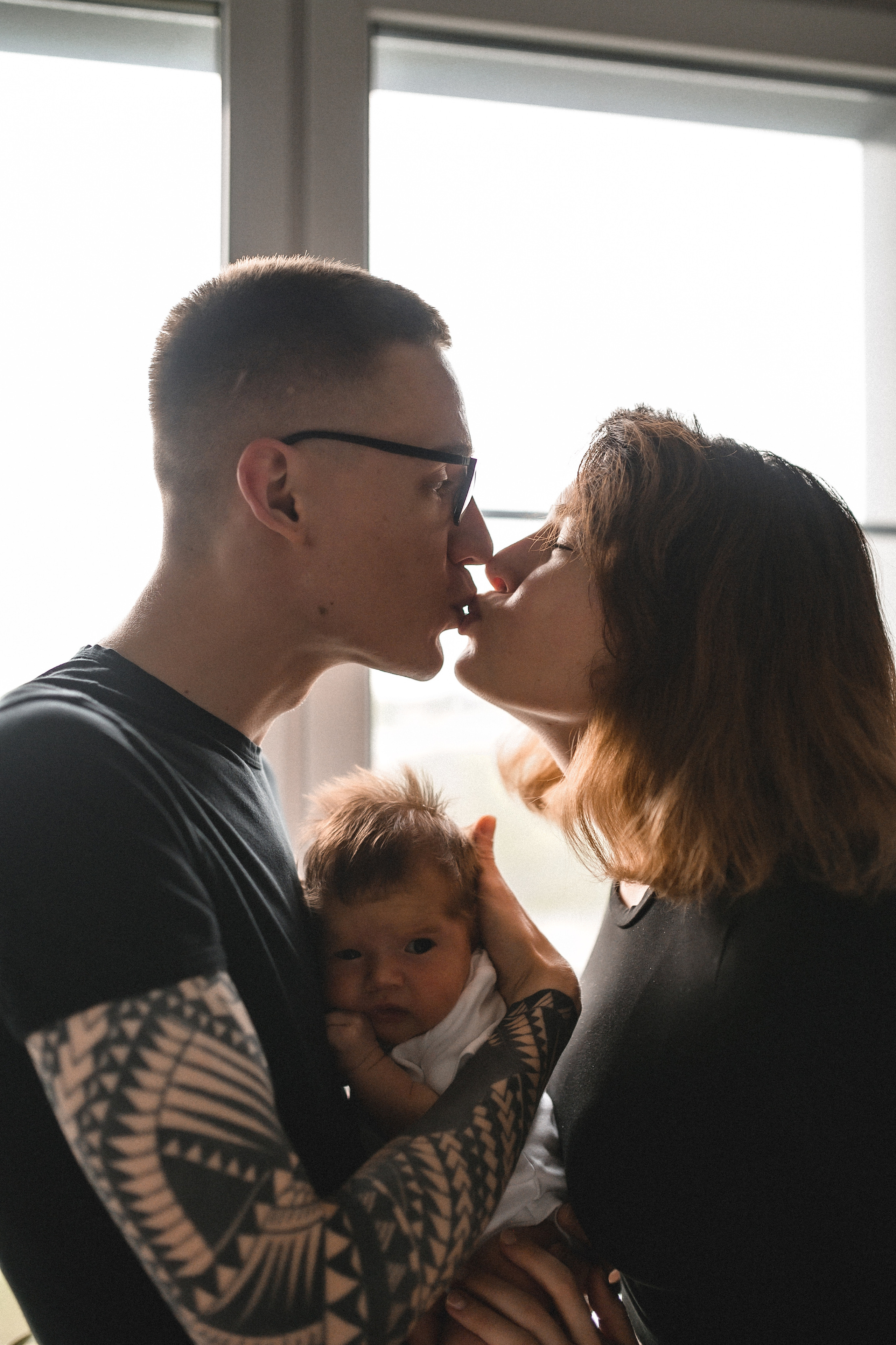 Руслан, Марта и Кира дома. Семейный и свадебный lifestyle-фотограф в Москве Мария Петрова