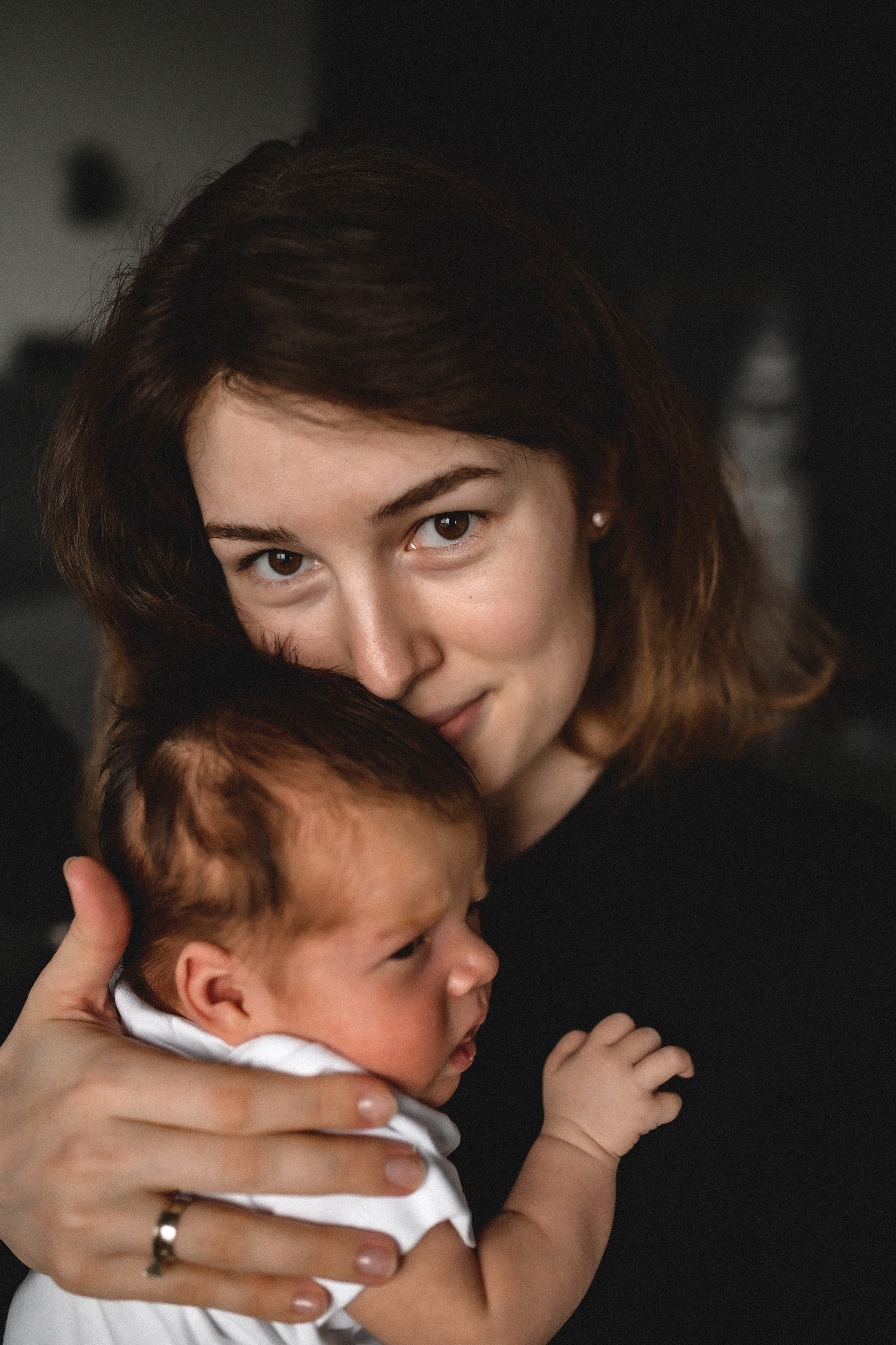 Руслан, Марта и Кира дома. Семейный и свадебный lifestyle-фотограф в Москве Мария Петрова