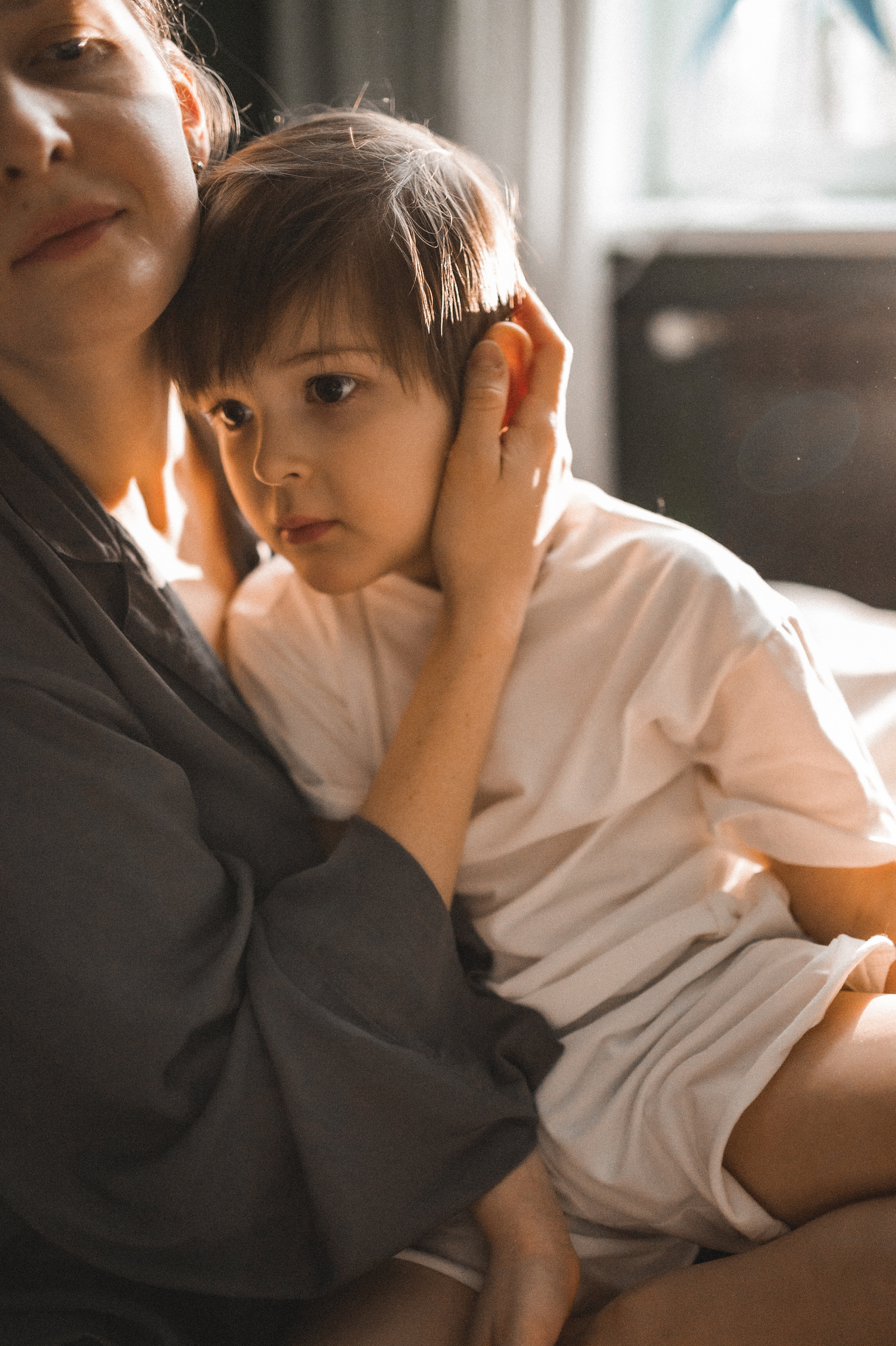 Дима, Нелли, Марк и Нина дома. Семейный и свадебный lifestyle-фотограф в Москве Мария Петрова