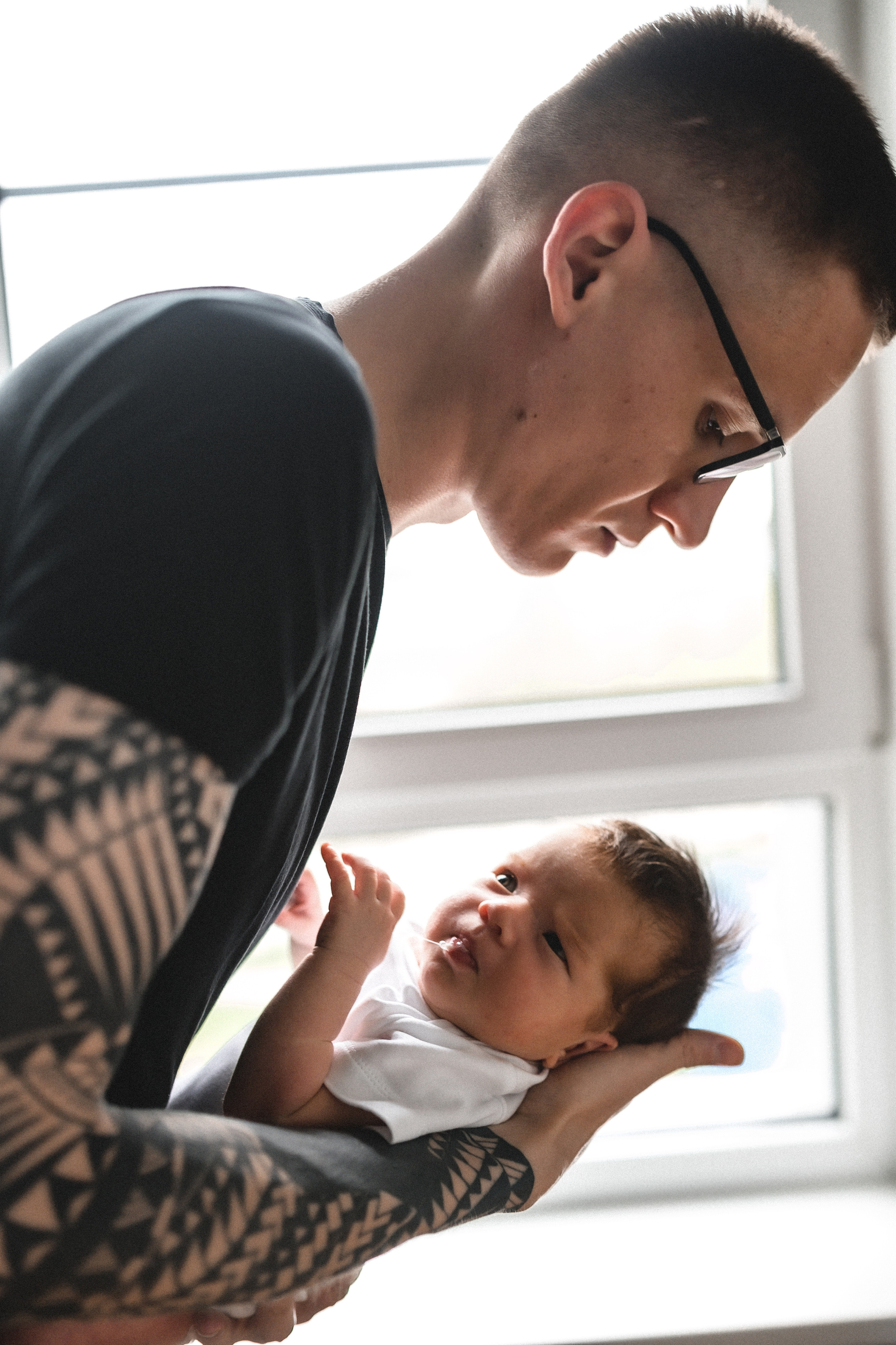 Руслан, Марта и Кира дома. Семейный и свадебный lifestyle-фотограф в Москве Мария Петрова