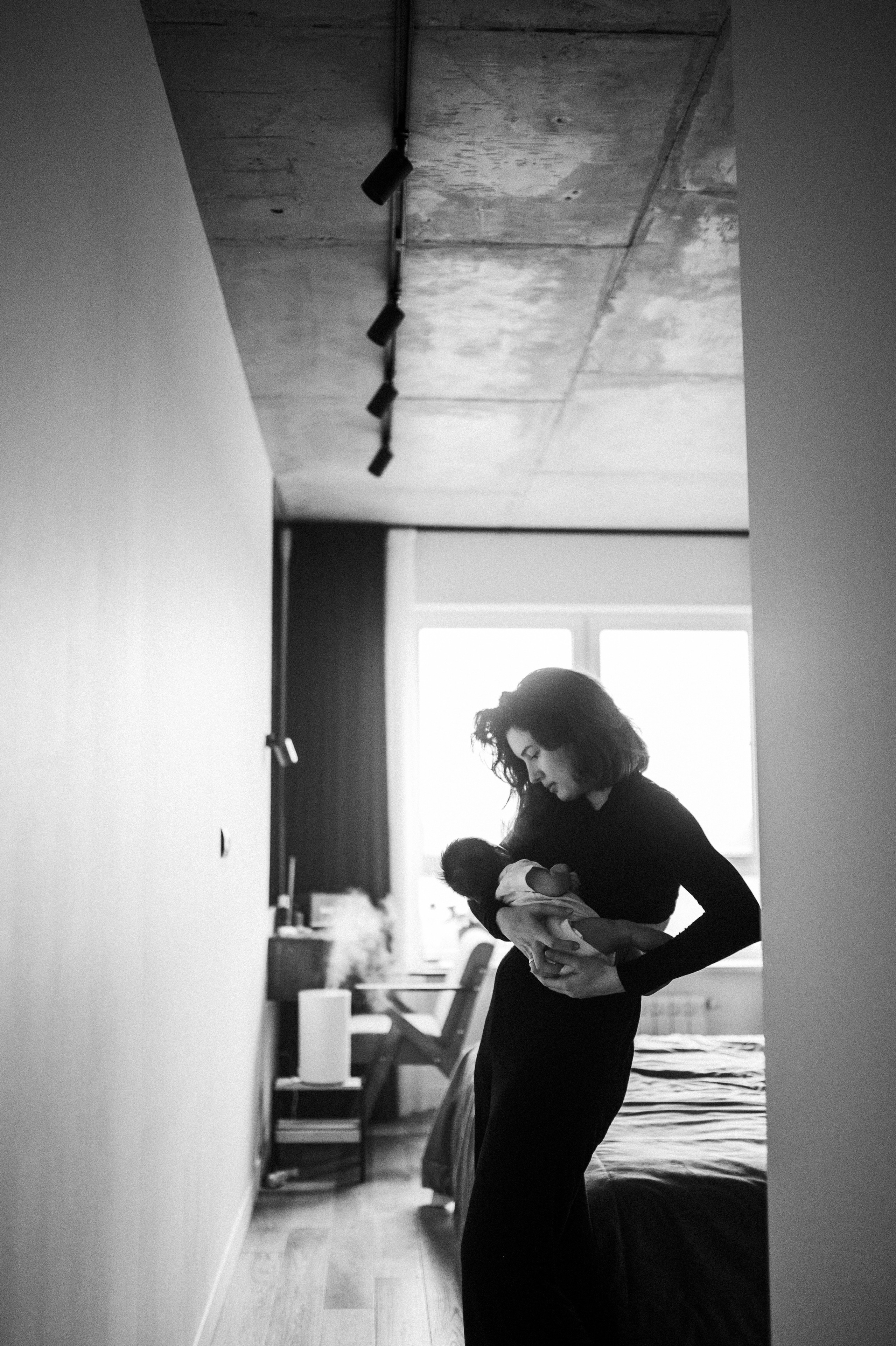 Руслан, Марта и Кира дома. Семейный и свадебный lifestyle-фотограф в Москве Мария Петрова