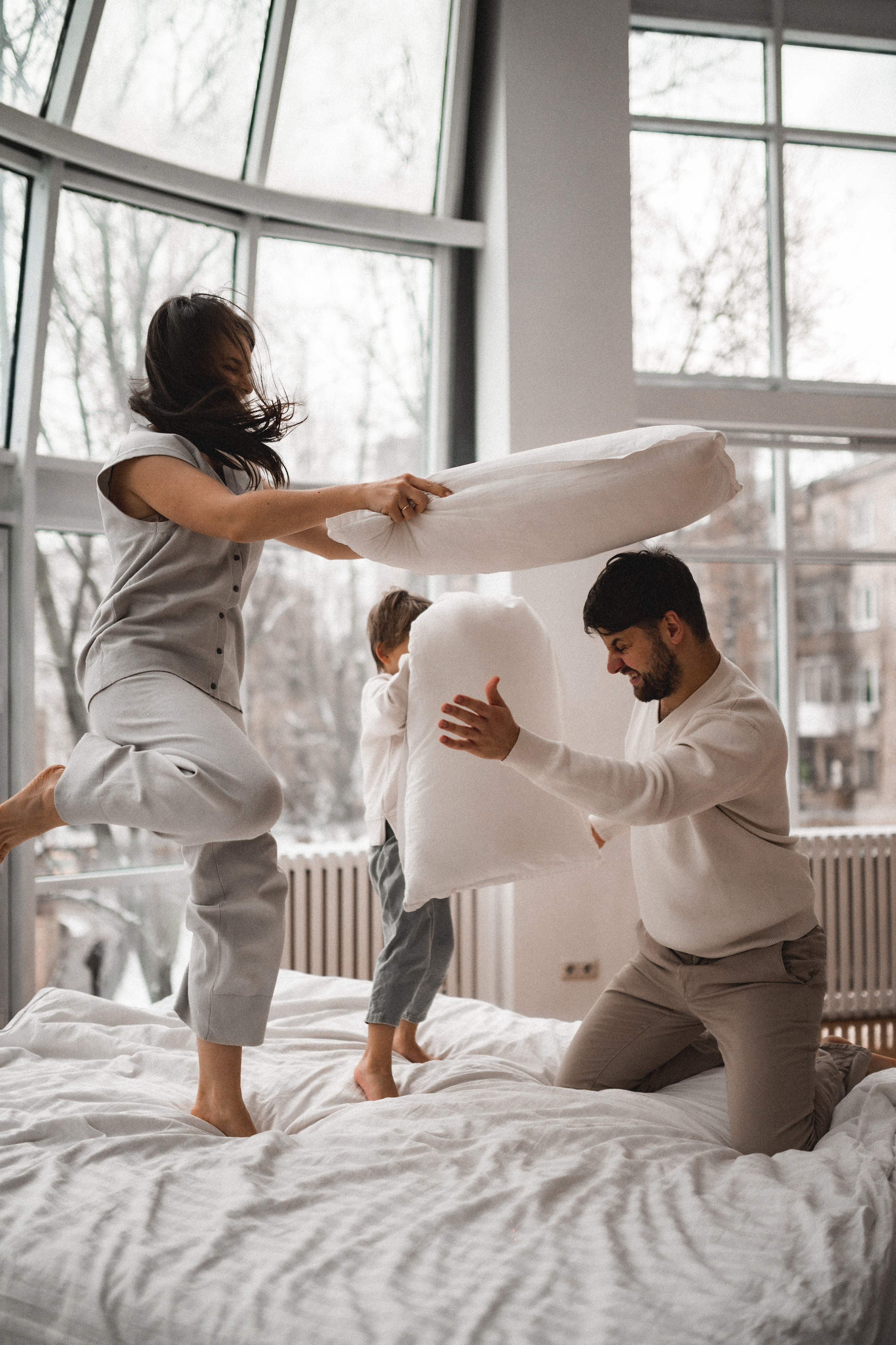 Лёша, Рита, Андрей и Рома. Студия Base. Семейный и свадебный lifestyle-фотограф в Москве Мария Петрова