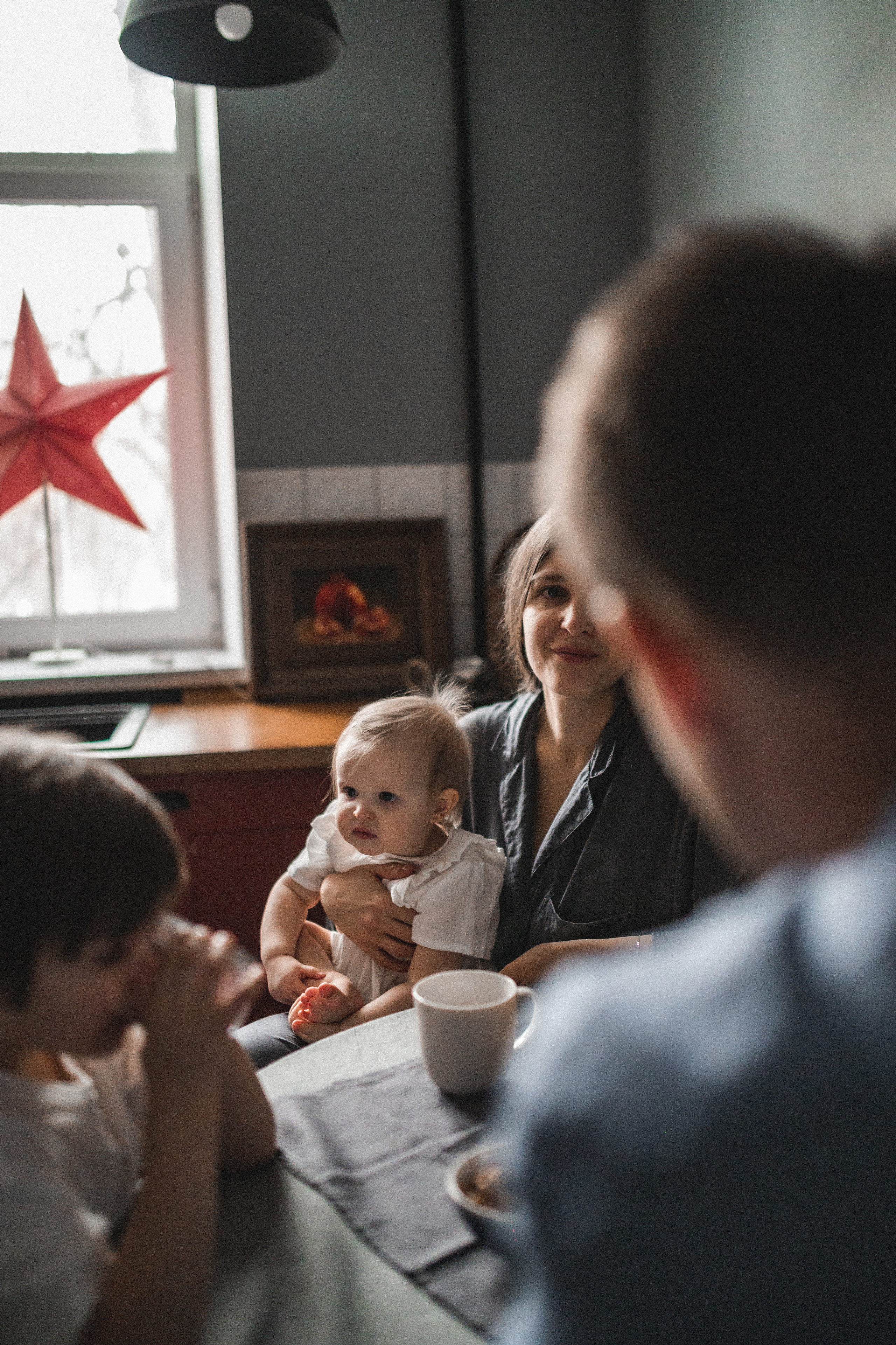 Дима, Нелли, Марк и Нина дома. Семейный и свадебный lifestyle-фотограф в Москве Мария Петрова