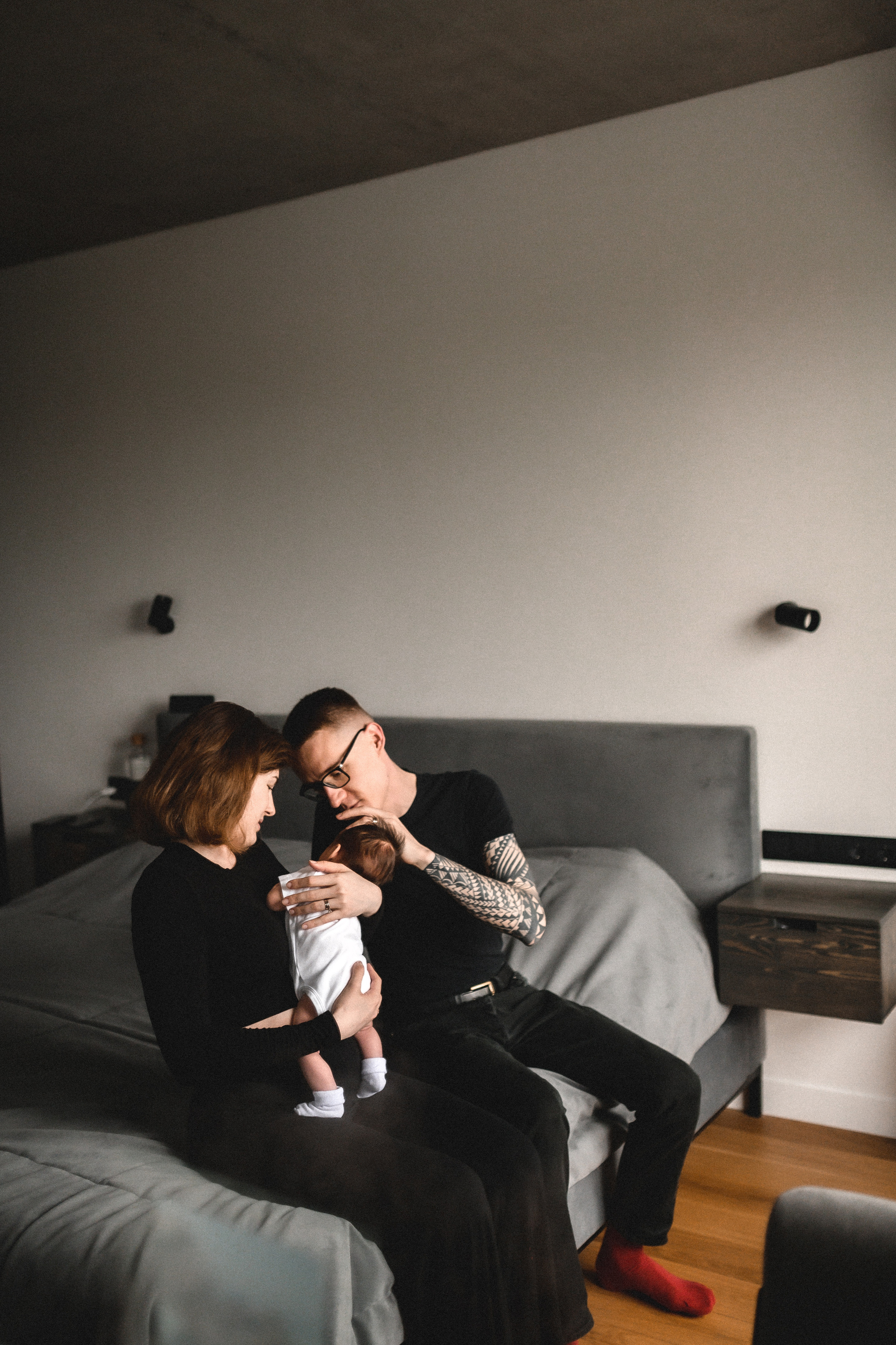 Руслан, Марта и Кира дома. Семейный и свадебный lifestyle-фотограф в Москве Мария Петрова