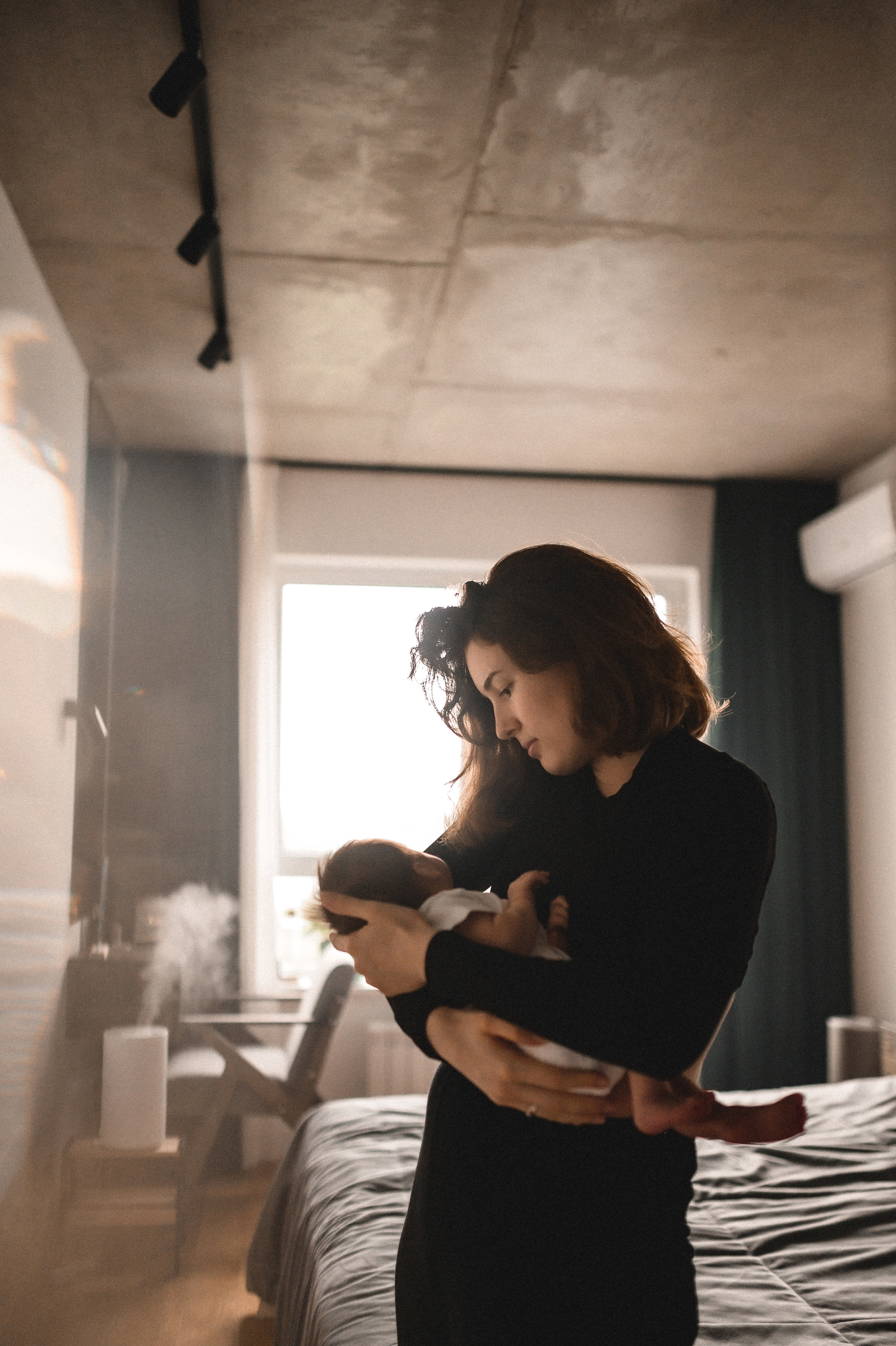 Руслан, Марта и Кира дома. Семейный и свадебный lifestyle-фотограф в Москве Мария Петрова