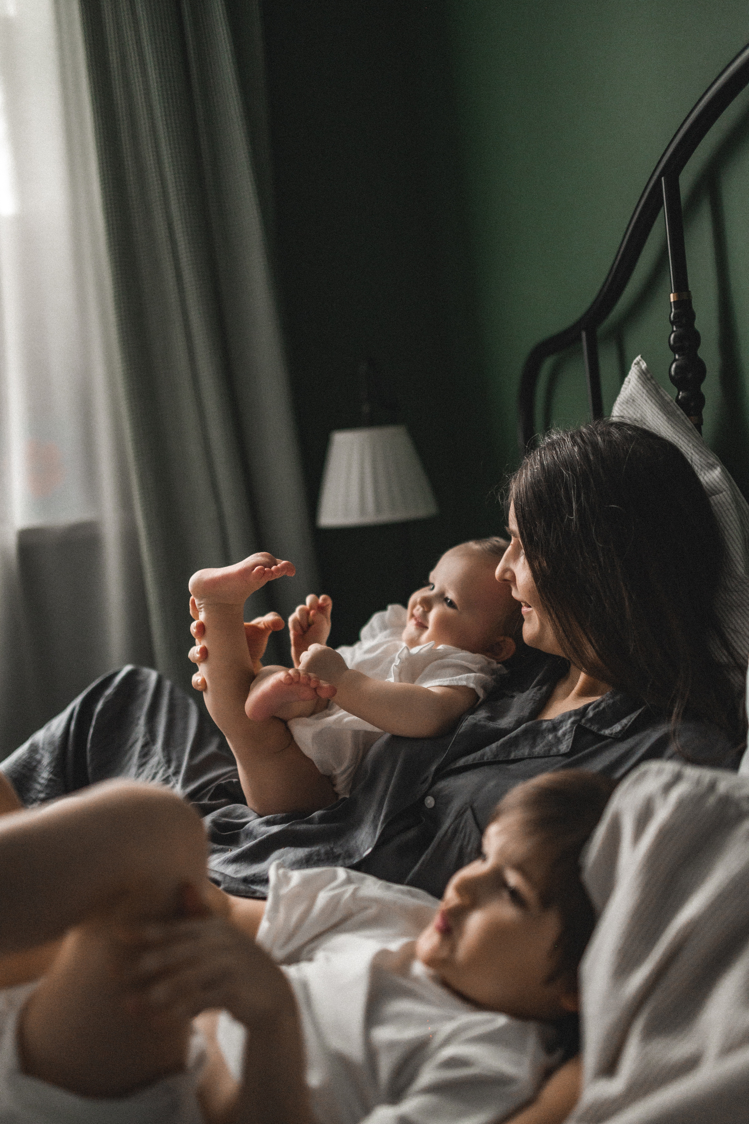 Дима, Нелли, Марк и Нина дома. Семейный и свадебный lifestyle-фотограф в Москве Мария Петрова