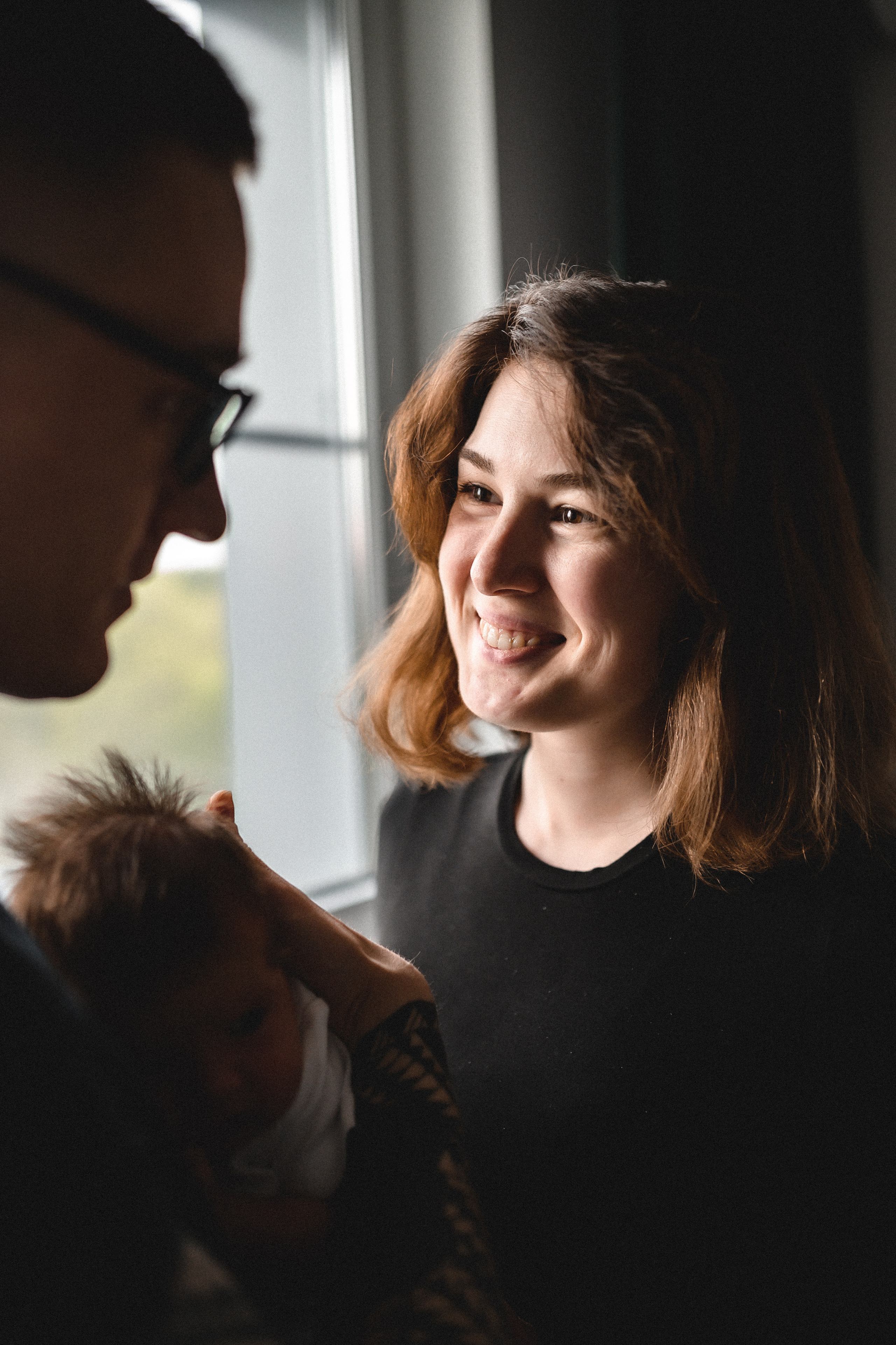 Руслан, Марта и Кира дома. Семейный и свадебный lifestyle-фотограф в Москве Мария Петрова