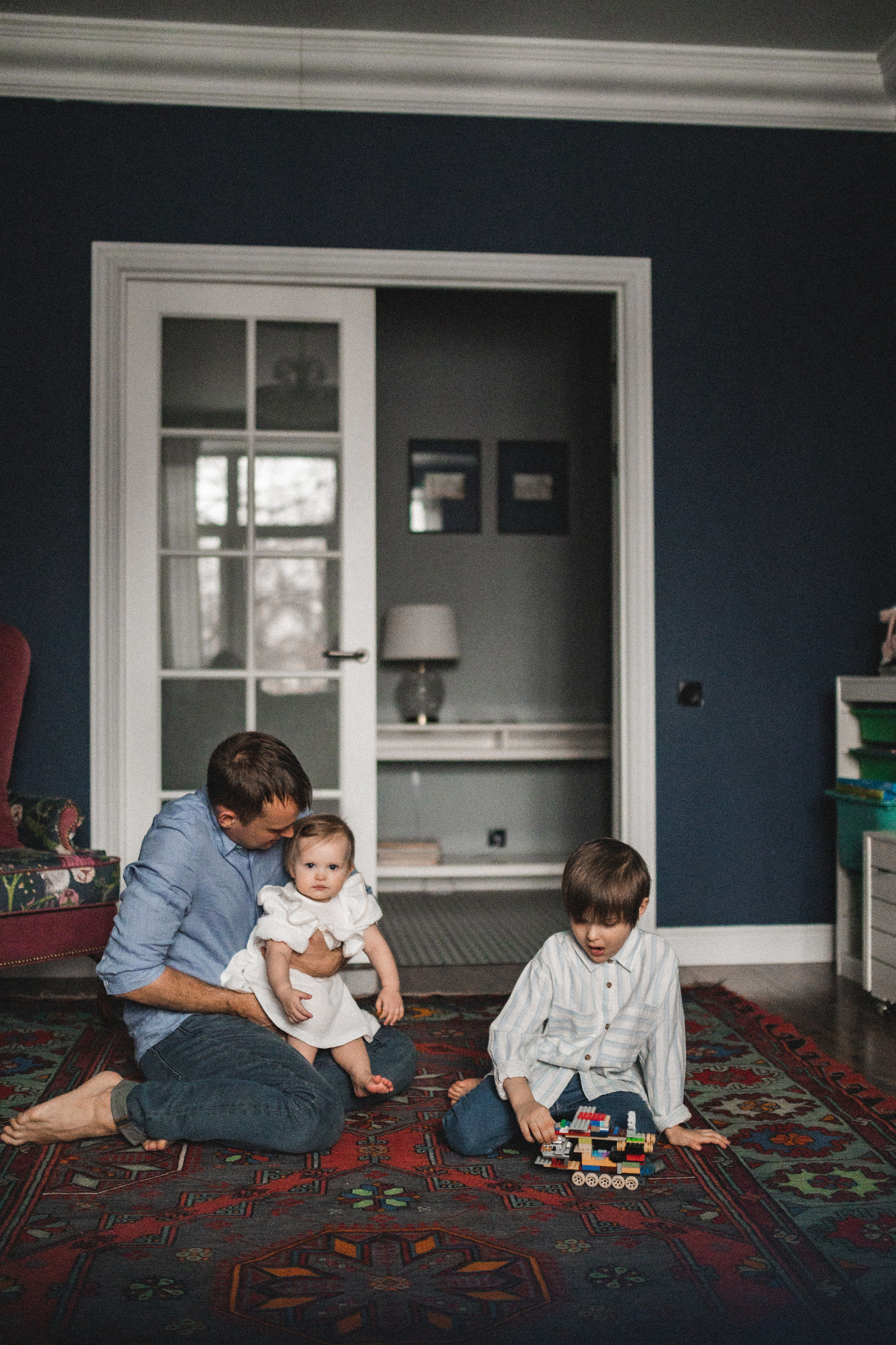 Дима, Нелли, Марк и Нина дома. Семейный и свадебный lifestyle-фотограф в Москве Мария Петрова