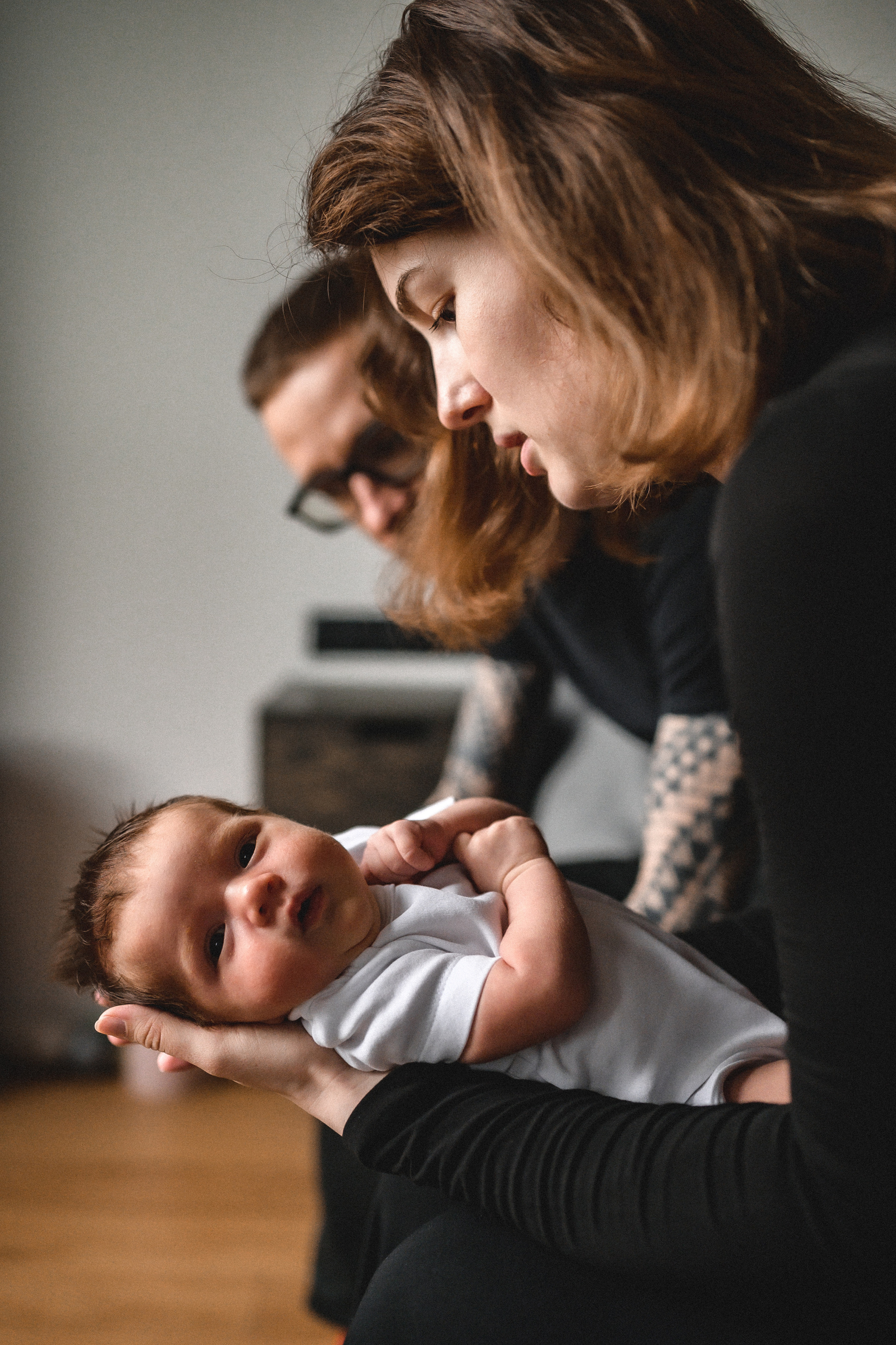 Руслан, Марта и Кира дома. Семейный и свадебный lifestyle-фотограф в Москве Мария Петрова