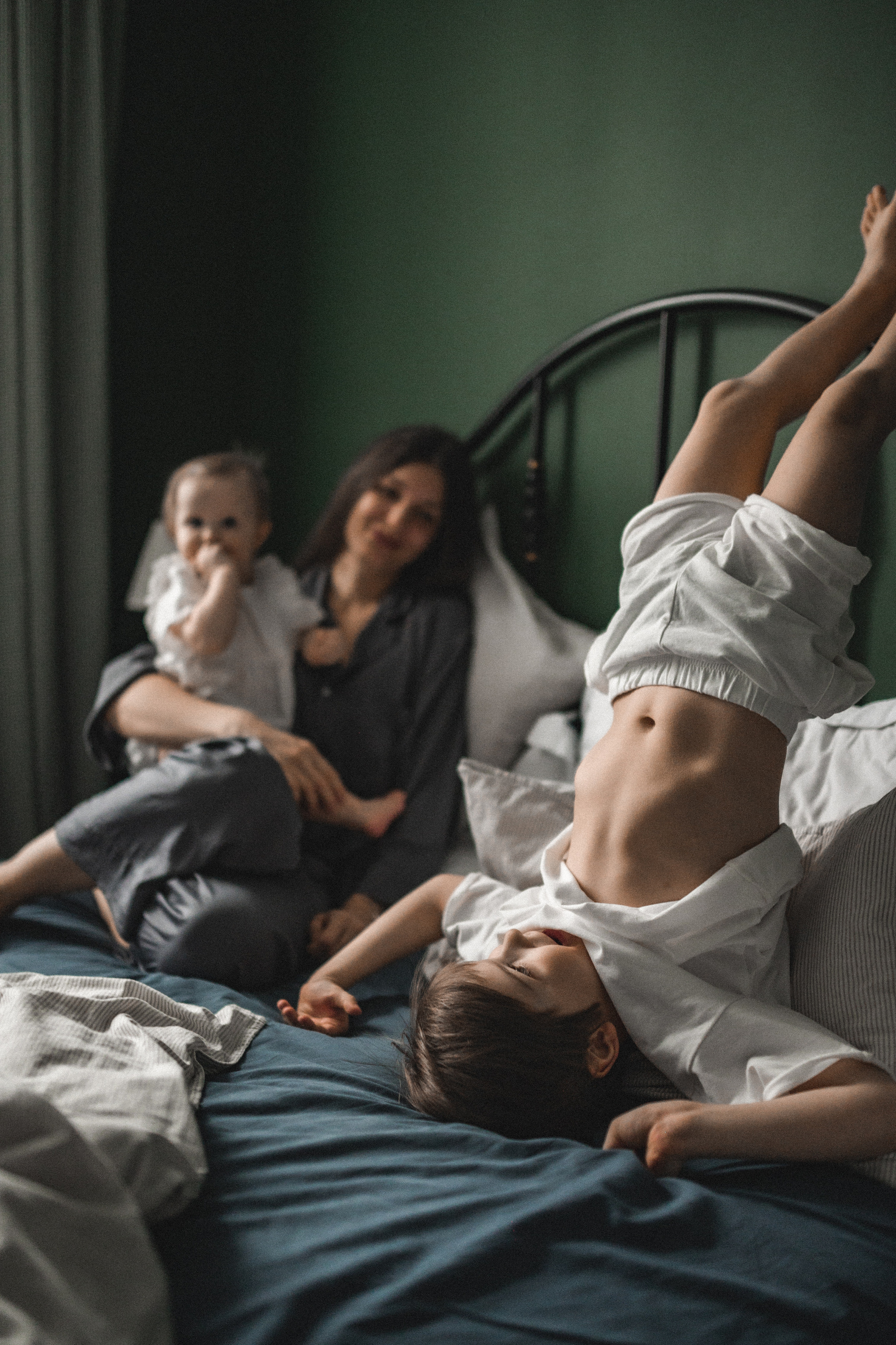 Дима, Нелли, Марк и Нина дома. Семейный и свадебный lifestyle-фотограф в Москве Мария Петрова