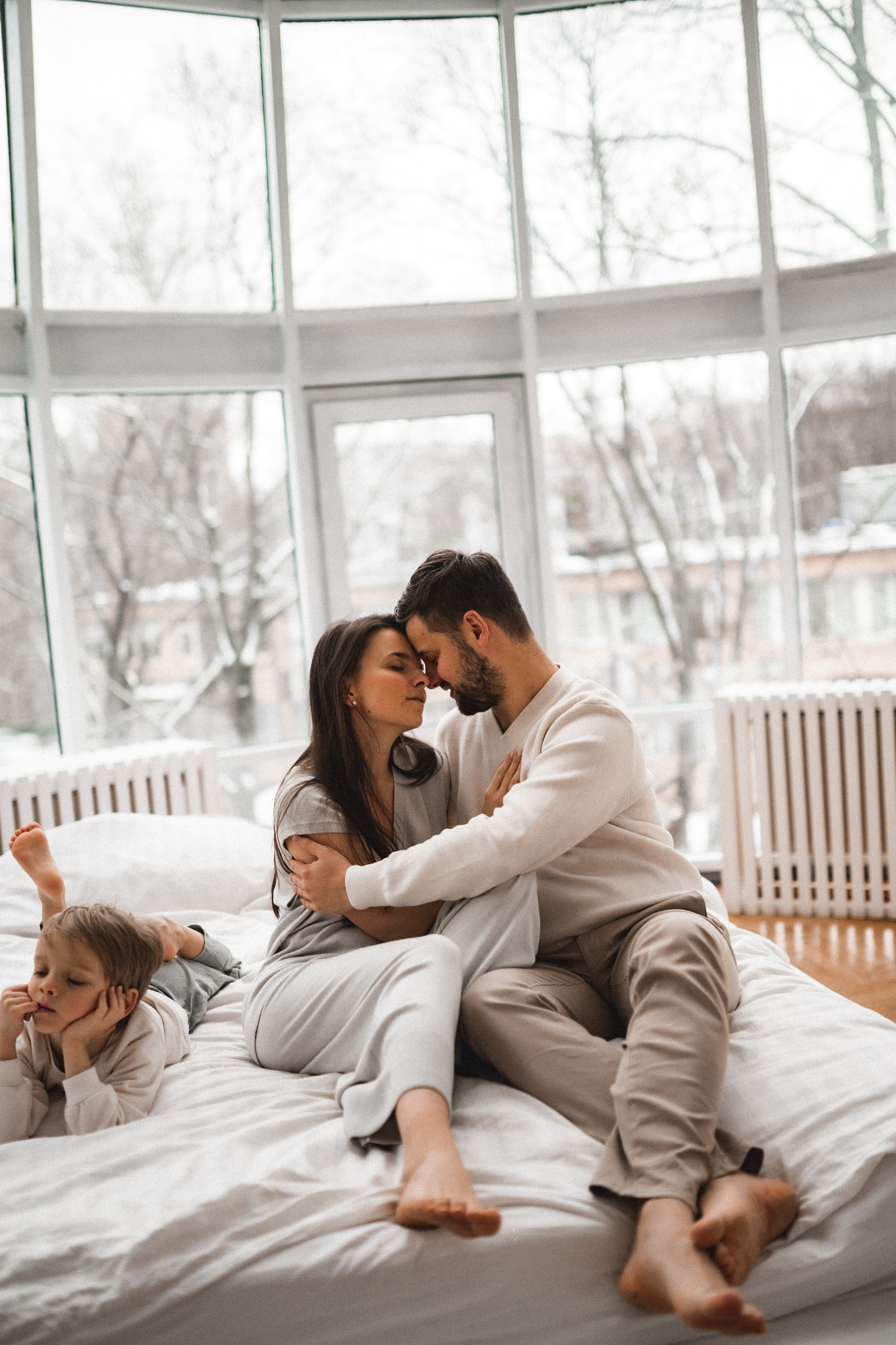 Лёша, Рита, Андрей и Рома. Студия Base. Семейный и свадебный lifestyle-фотограф в Москве Мария Петрова