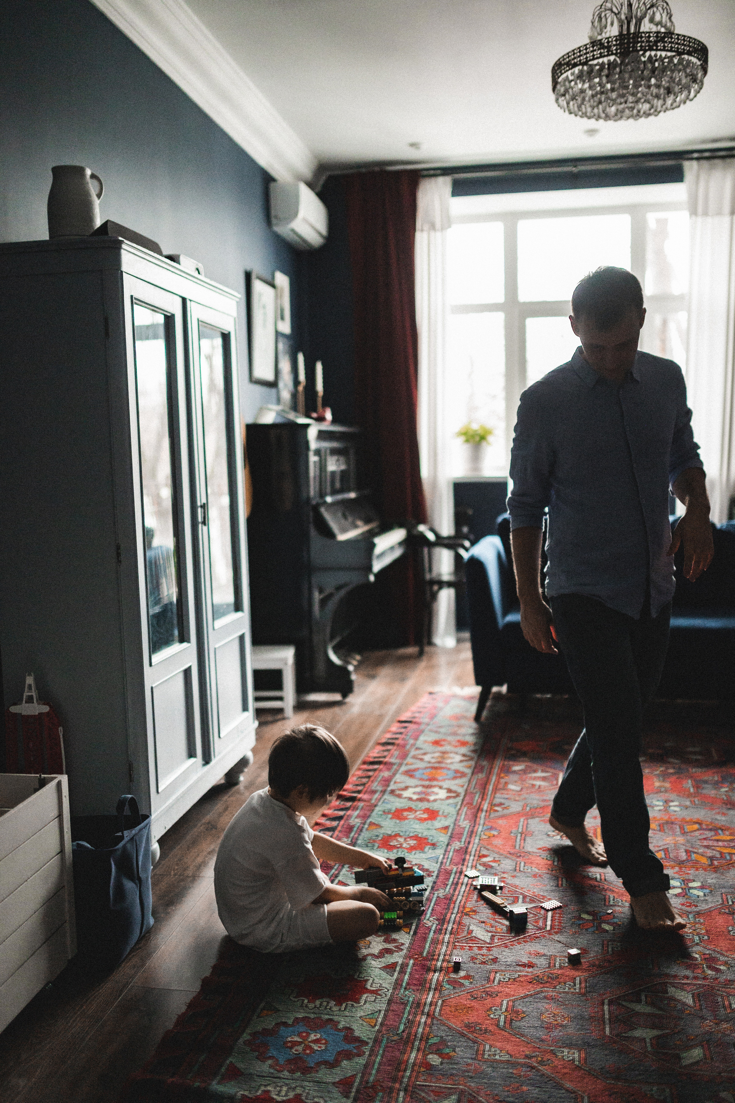 Дима, Нелли, Марк и Нина дома. Семейный и свадебный lifestyle-фотограф в Москве Мария Петрова