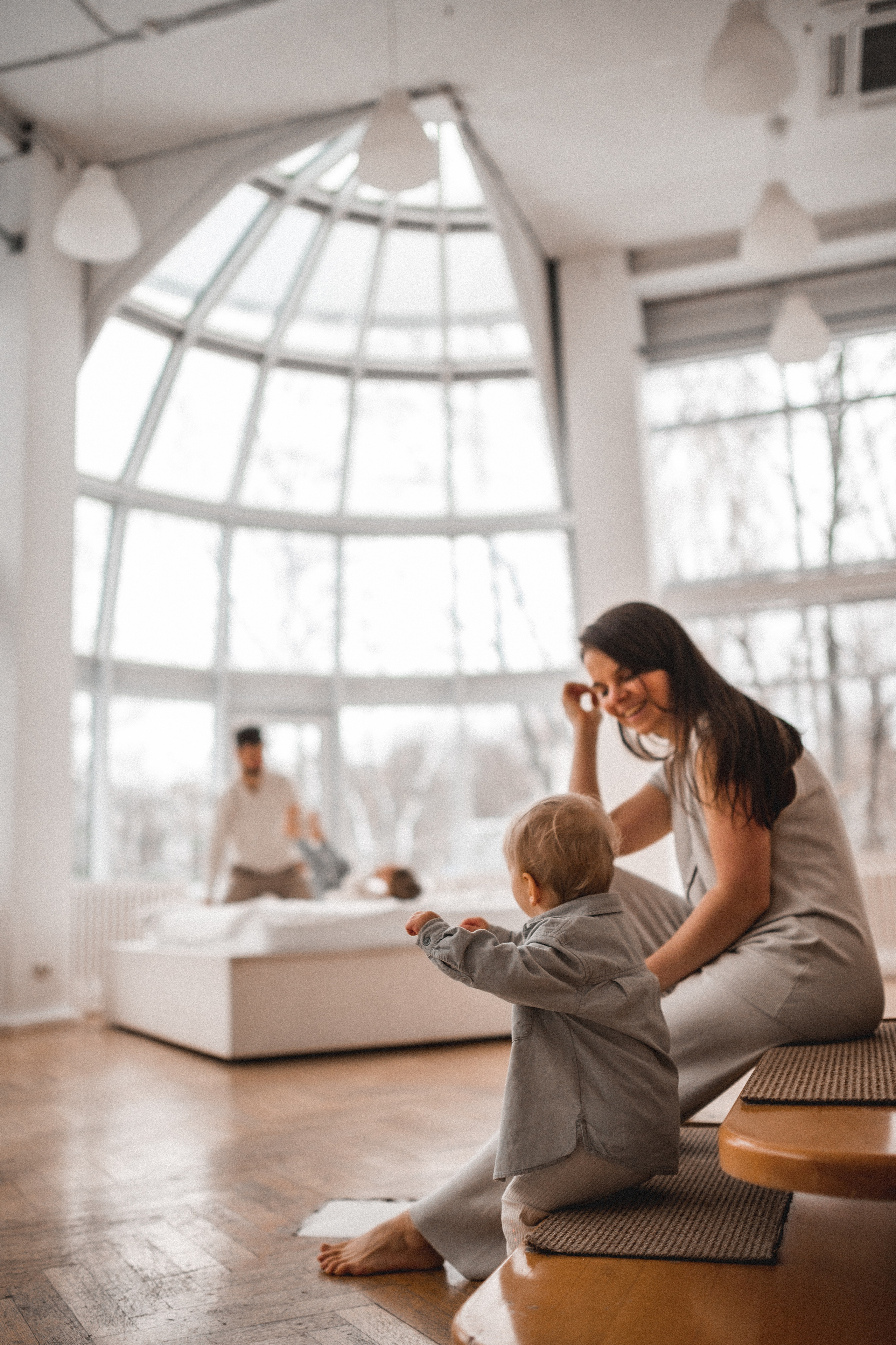 Лёша, Рита, Андрей и Рома. Студия Base. Семейный и свадебный lifestyle-фотограф в Москве Мария Петрова