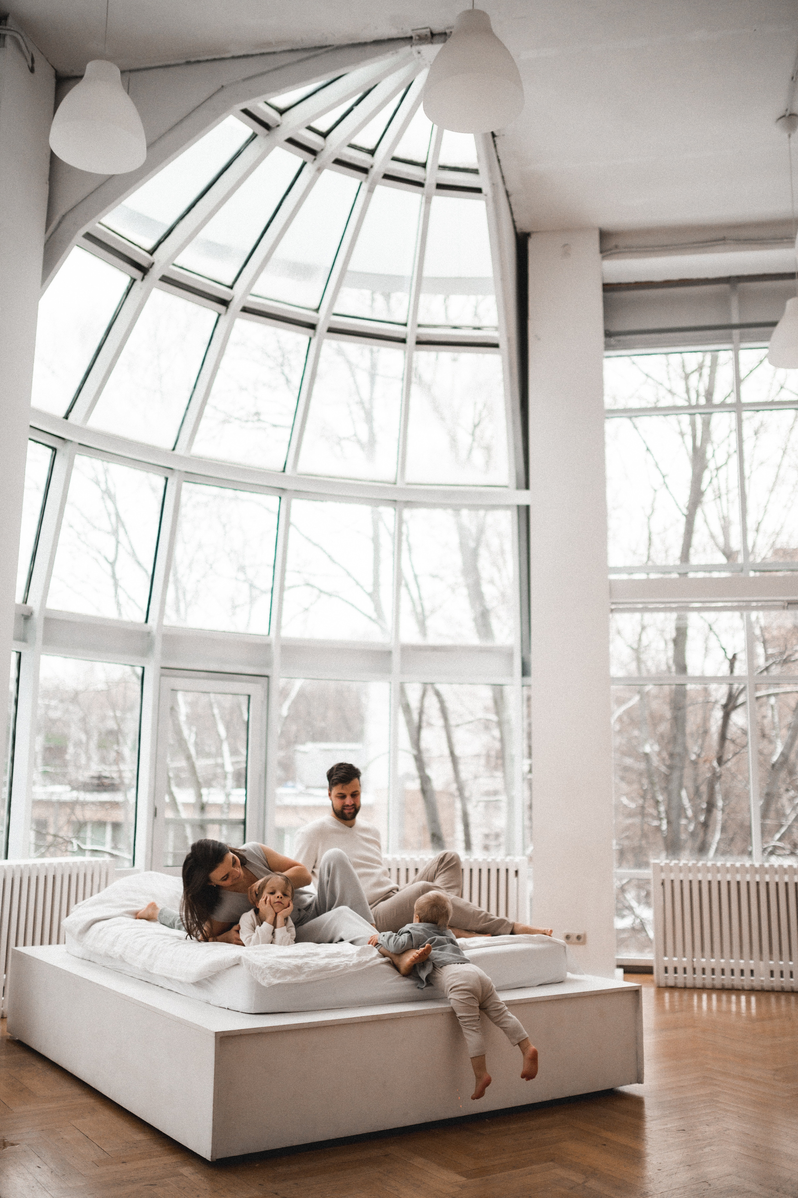 Лёша, Рита, Андрей и Рома. Студия Base. Семейный и свадебный lifestyle-фотограф в Москве Мария Петрова