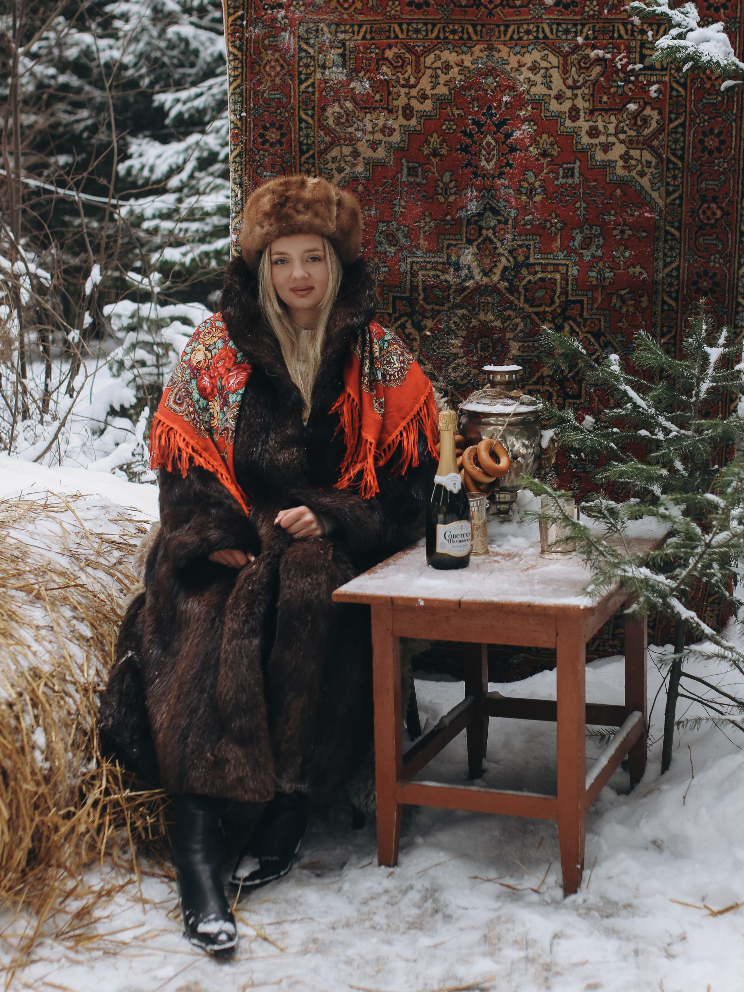 Лес зима. Семейный фотограф в Кемерово Мария Дорожко