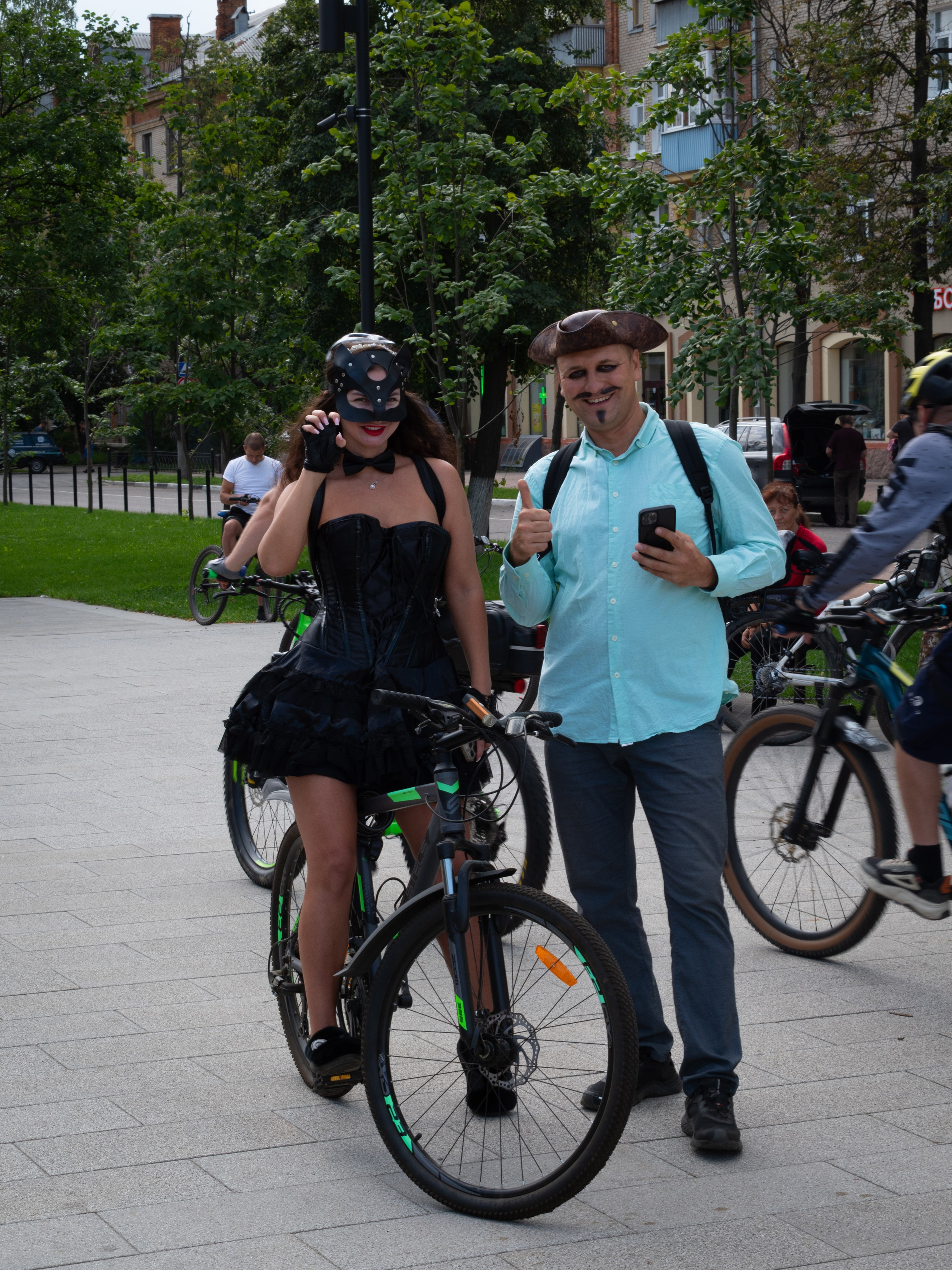 «Леди на велосипеде» — велопробег по г. Жуковскому 2025. Репортажный фотограф Сыбер Мартти