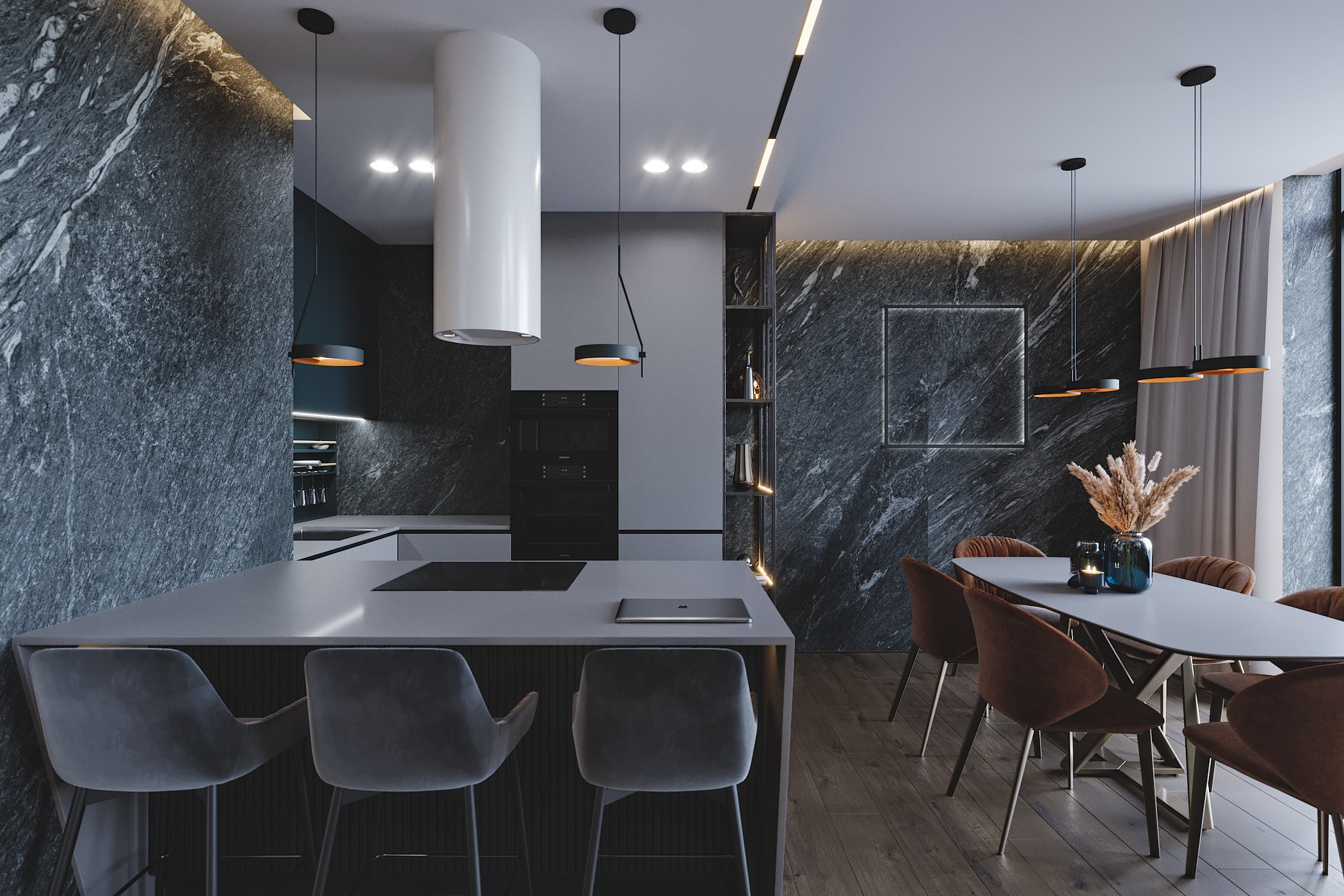 Проект YAR. Дизайн интерьера в Новосибирске, Мире, Онлайн | Студия дизайна интерьера TWOREZ