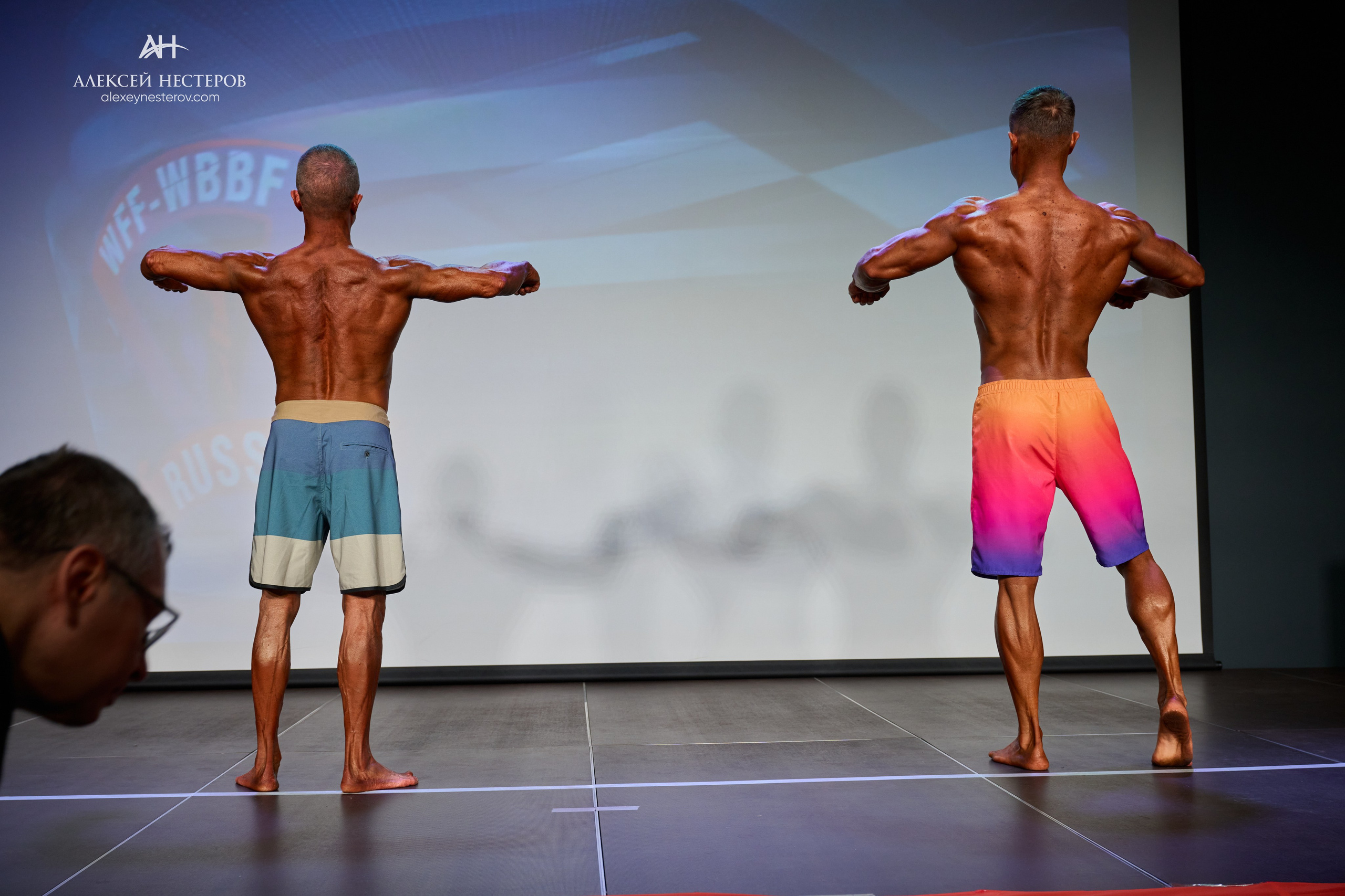 Фото с турнира «Прометей 2, WFF-WBBF Russia» 26 октября 2025. Спортивный фитнес фотограф Алексей Нестеров