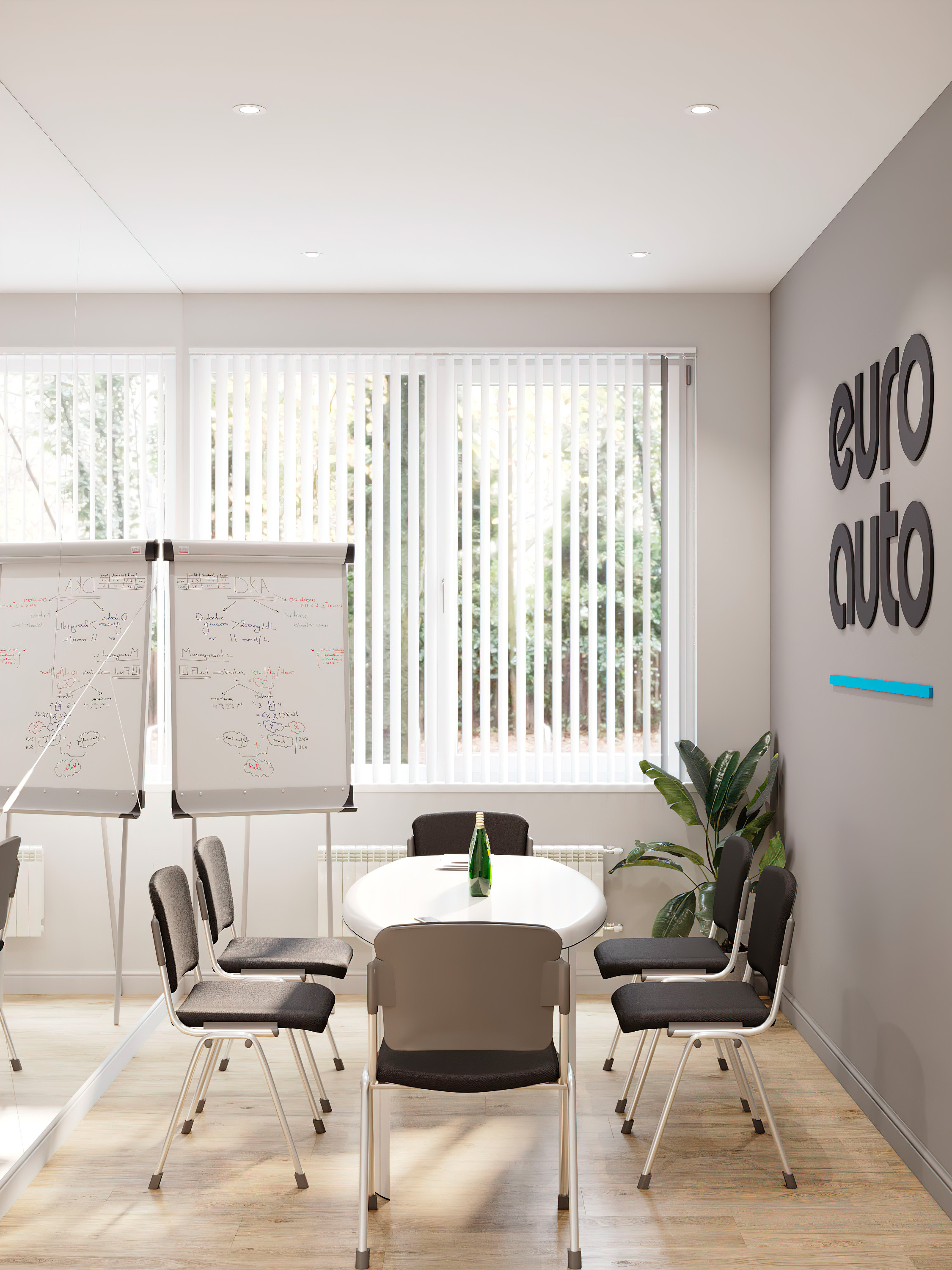 Офис для сети «EVRO AVTO». Батракова Наталья дизайнер интерьеров Санкт-Петербург Москва Архангель