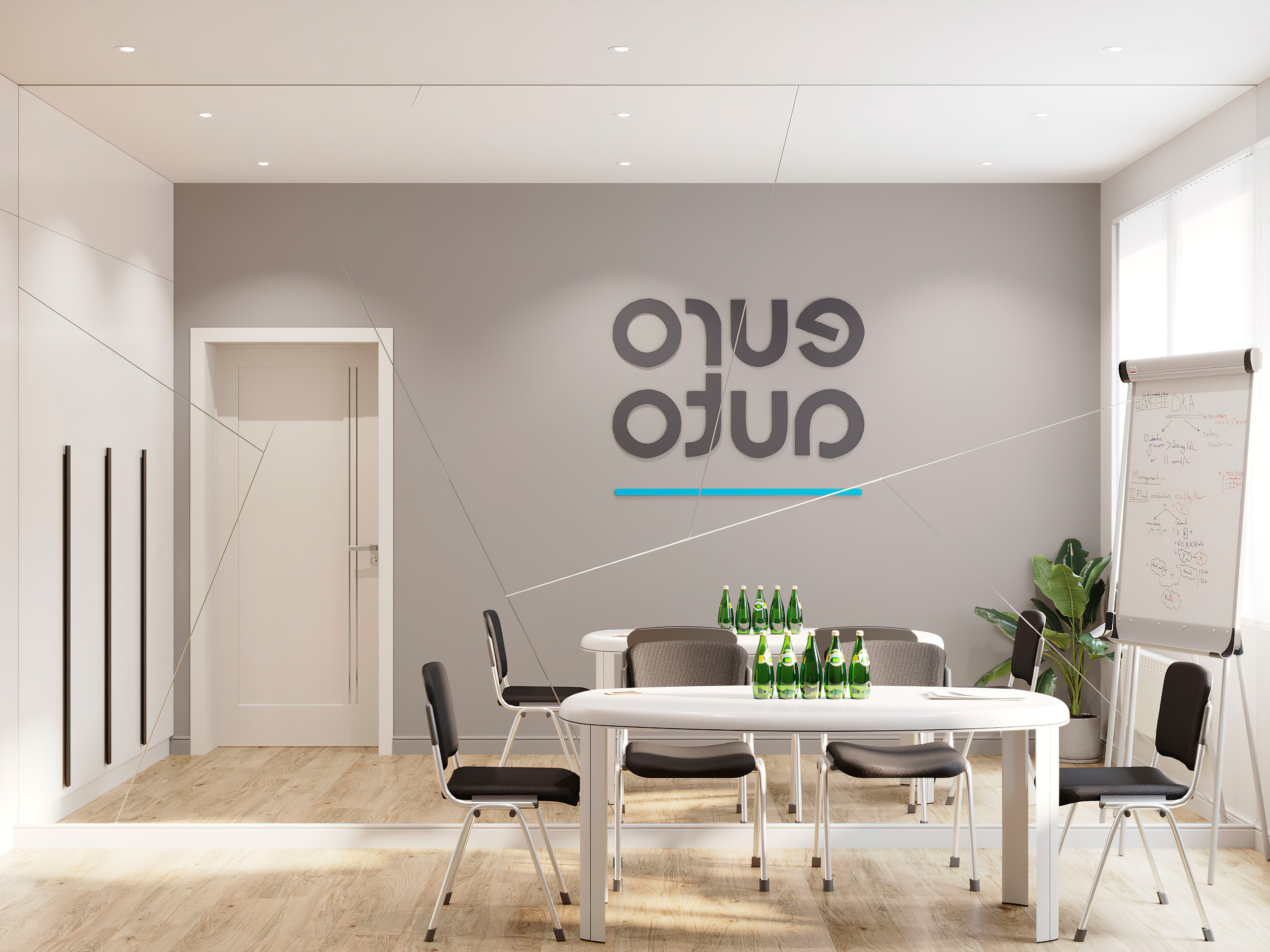 Офис для сети «EVRO AVTO». Батракова Наталья дизайнер интерьеров Санкт-Петербург Москва Архангель