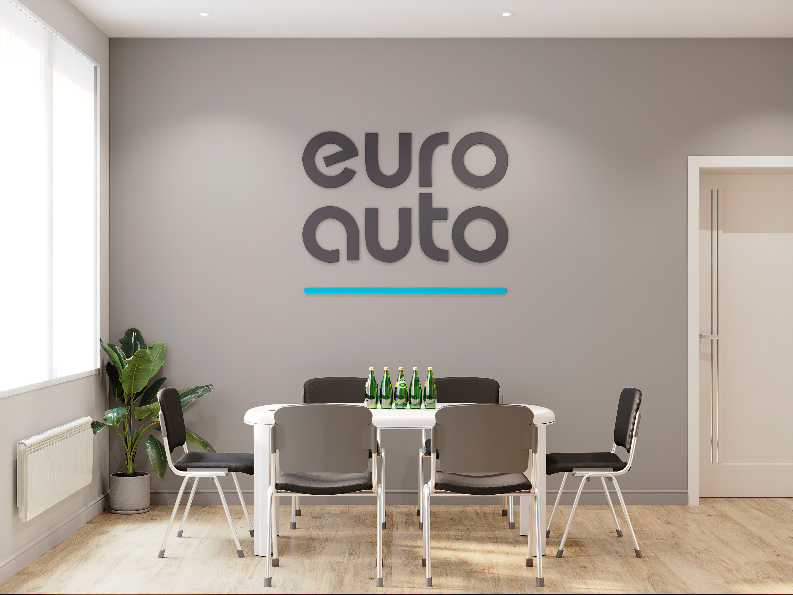 Офис для сети «EVRO AVTO». Батракова Наталья дизайнер интерьеров Санкт-Петербург Москва Архангель