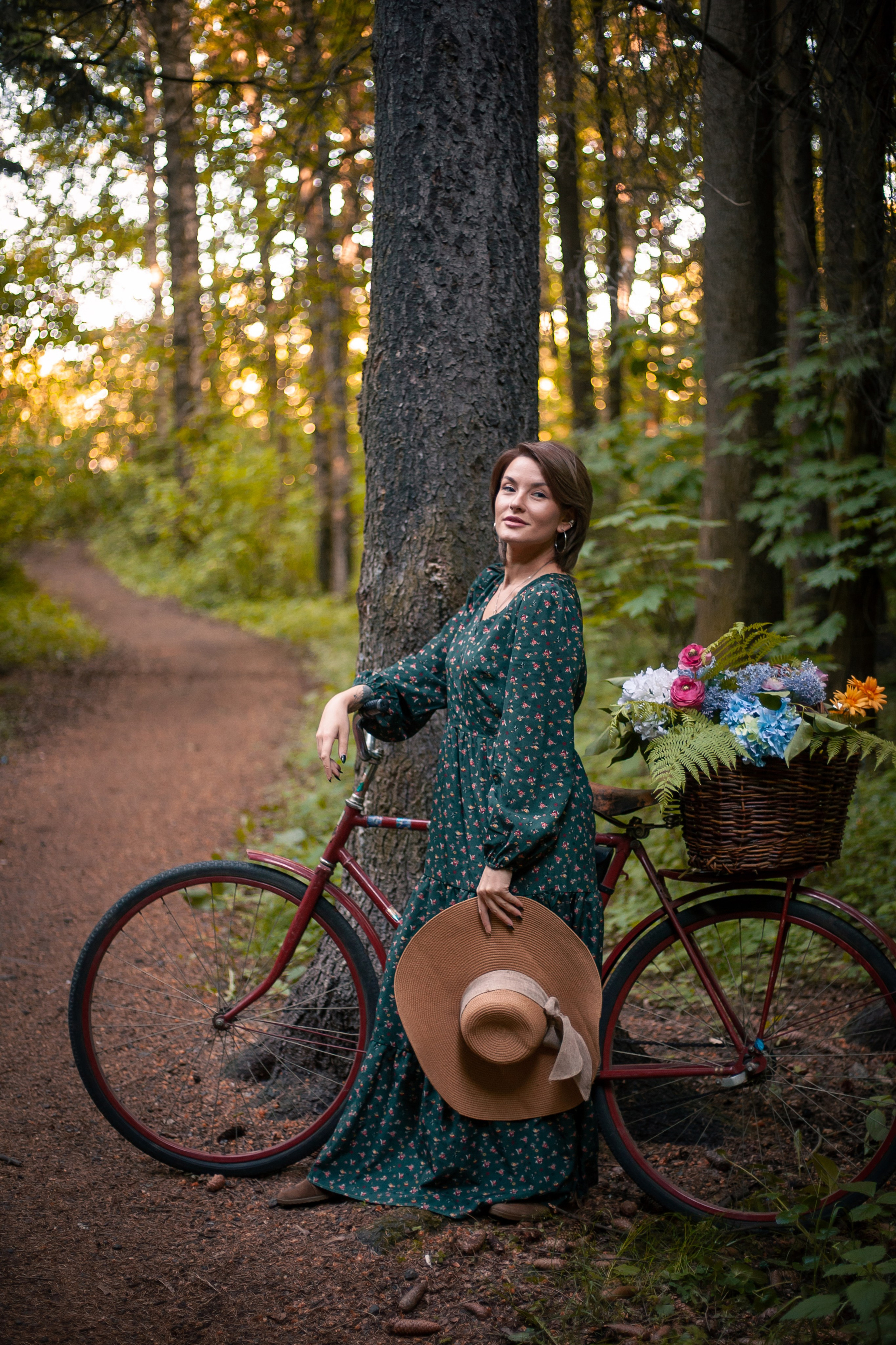 С велосипедом. Фотограф Мария Кольцова