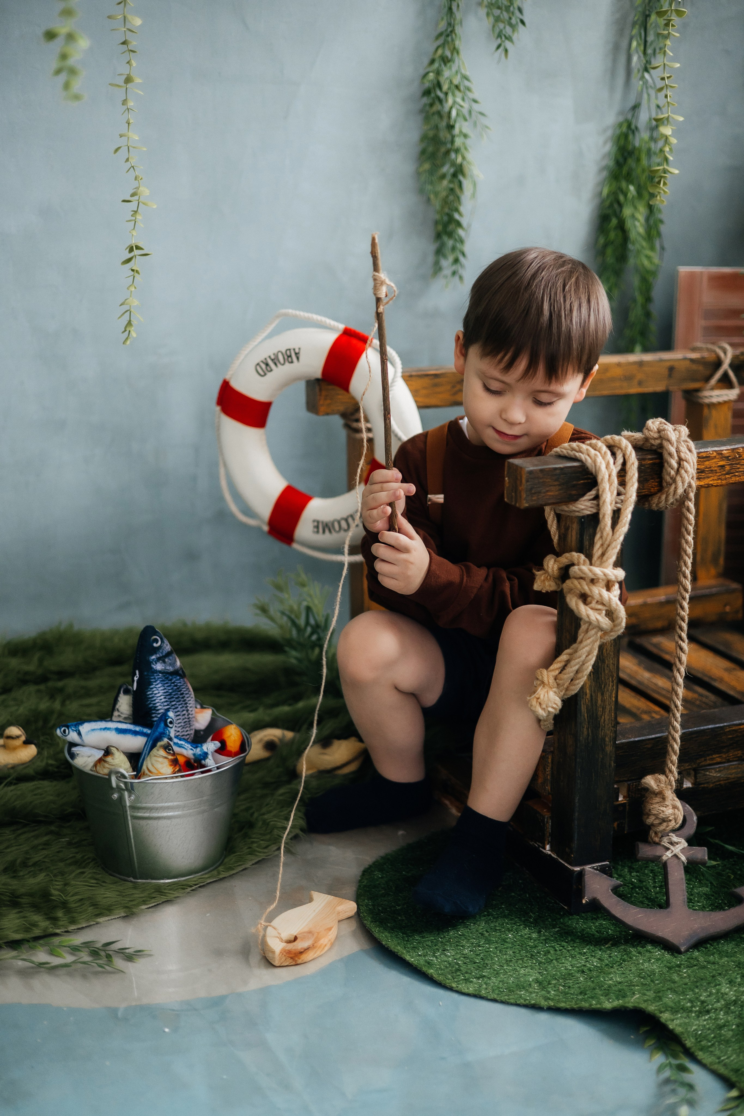 Рыбалка. Фотограф новорождённых Екатерина Боброва. Ульяновск