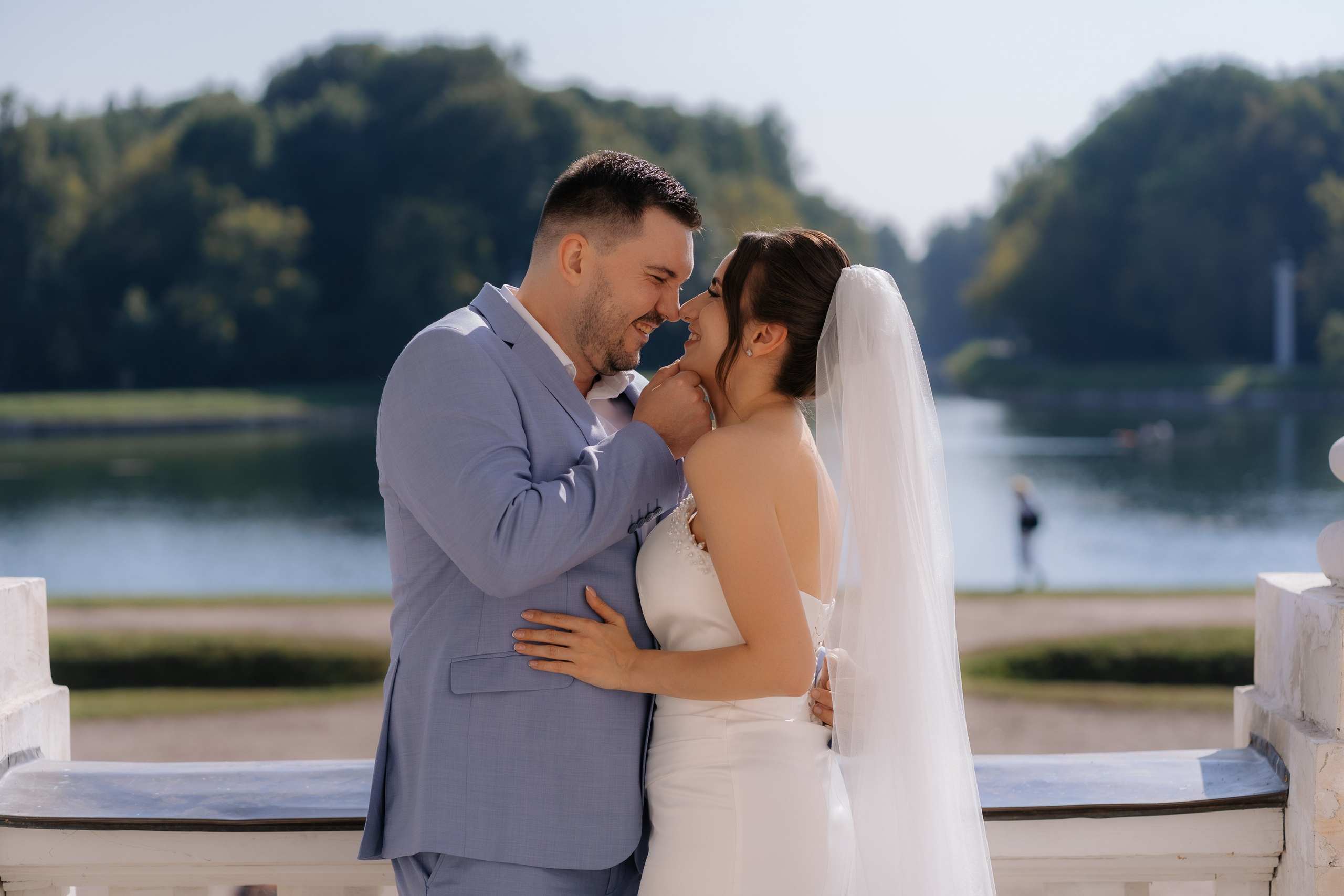 Свадебная фотосессия в Москве, парк Кусково. Свадебный фотограф в Москве Анна Полушина