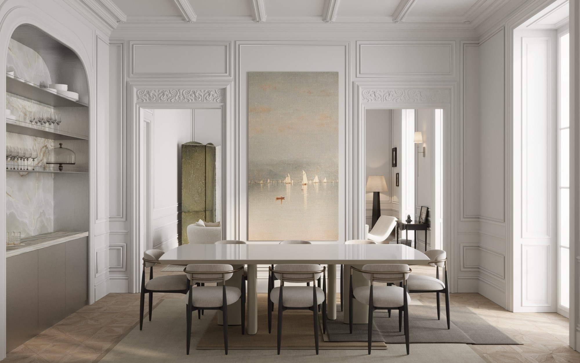 Paris apartment. Екатерина Коренева | 3d визуализация