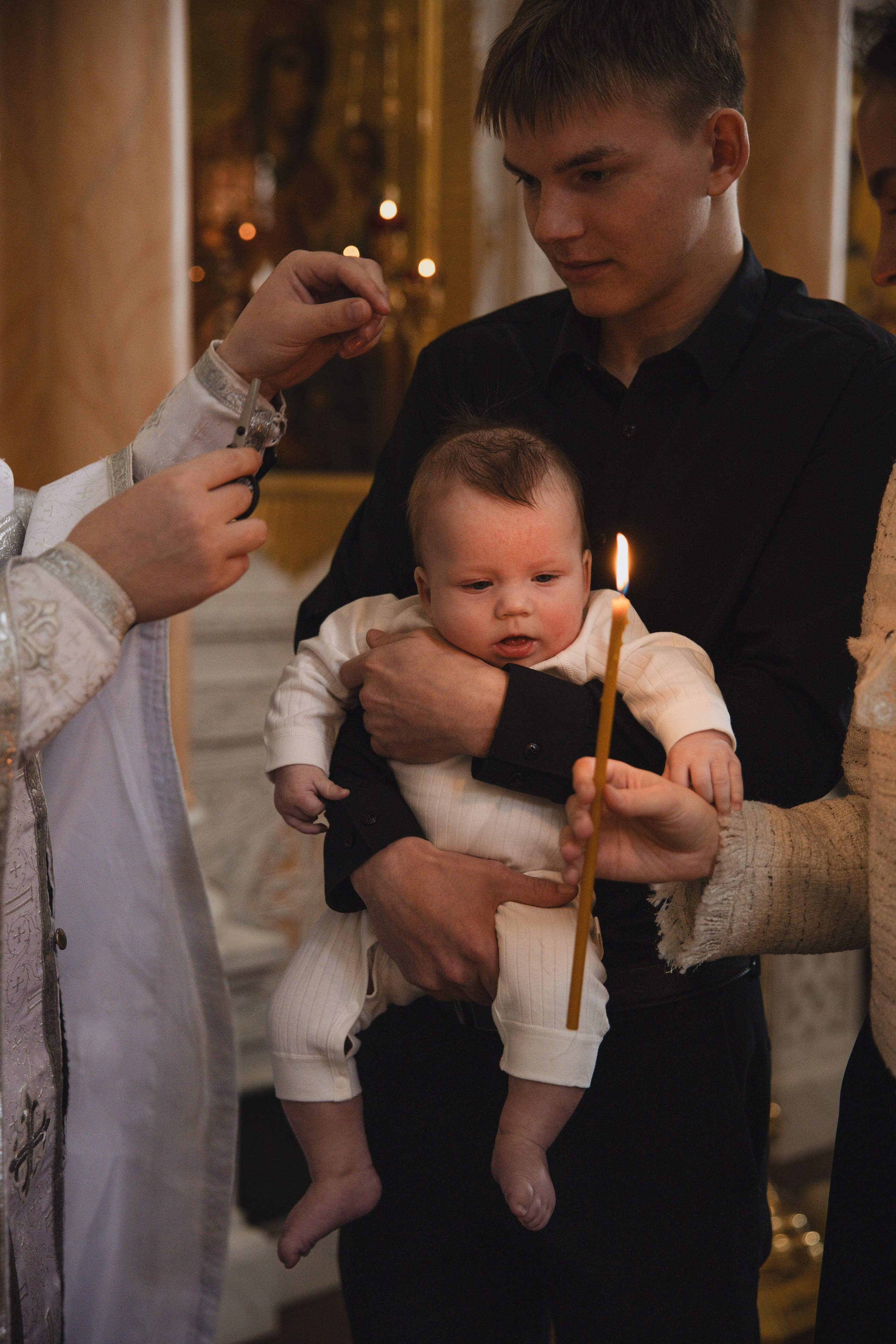 Крещение Кирюши. Фотограф Ломакина Анастасия