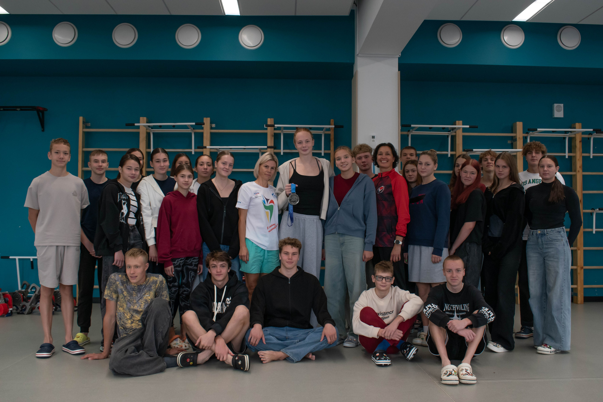 Встреча спортсменов с&nbsp;Алиной Гайфутдиновой