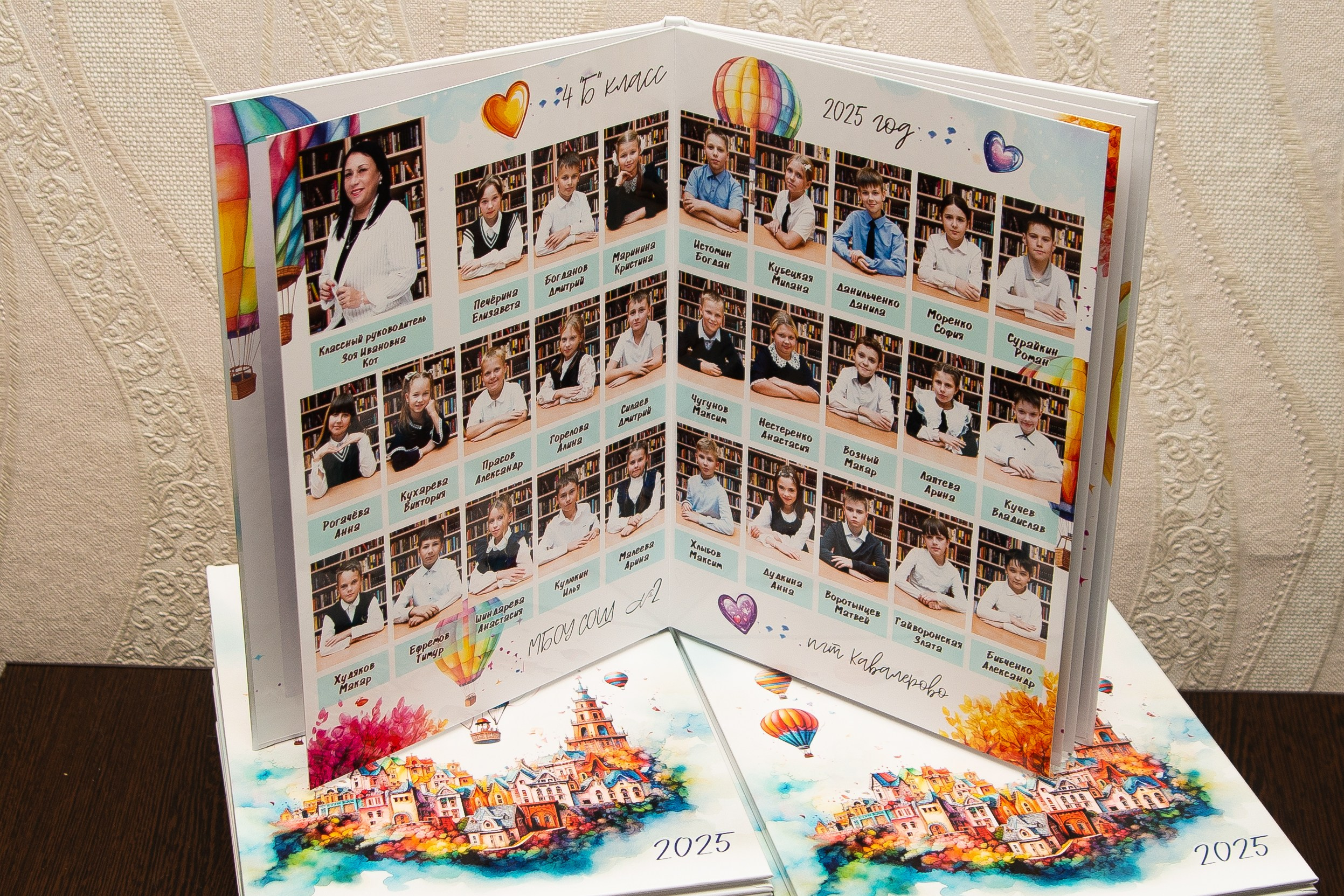 Альбом на 5 разворотов Начальная Школа. Выпускные Альбомы и Фотосессии п. Кавалерово