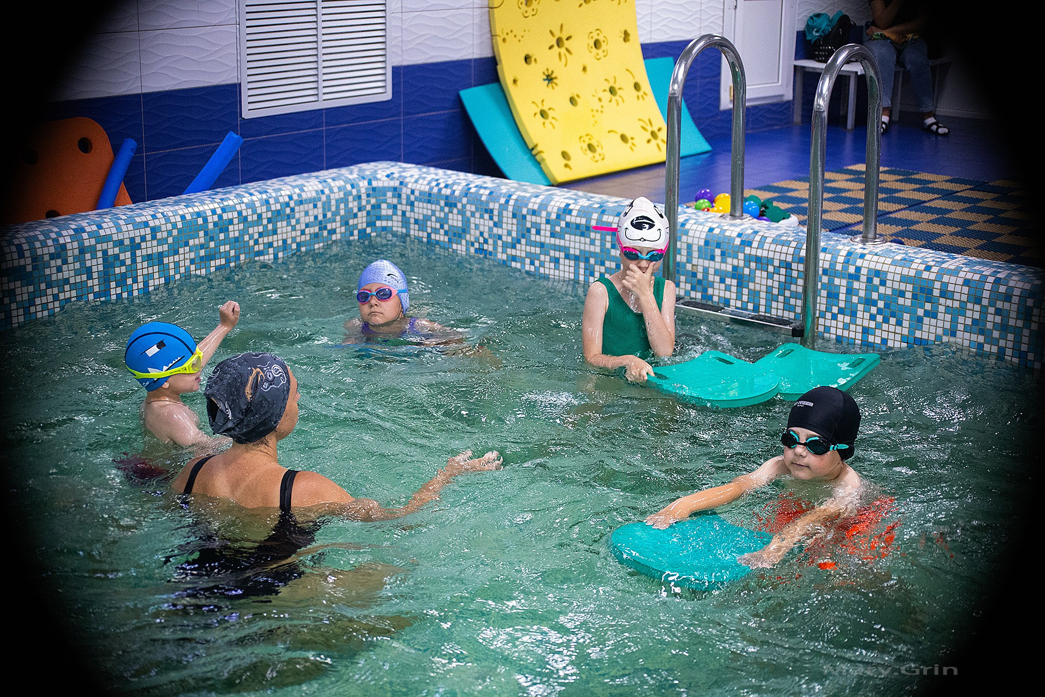 Плаванье. Детский бассейн. Детский и семейный фотограф, фотограф мероприятий Нижний Новгород