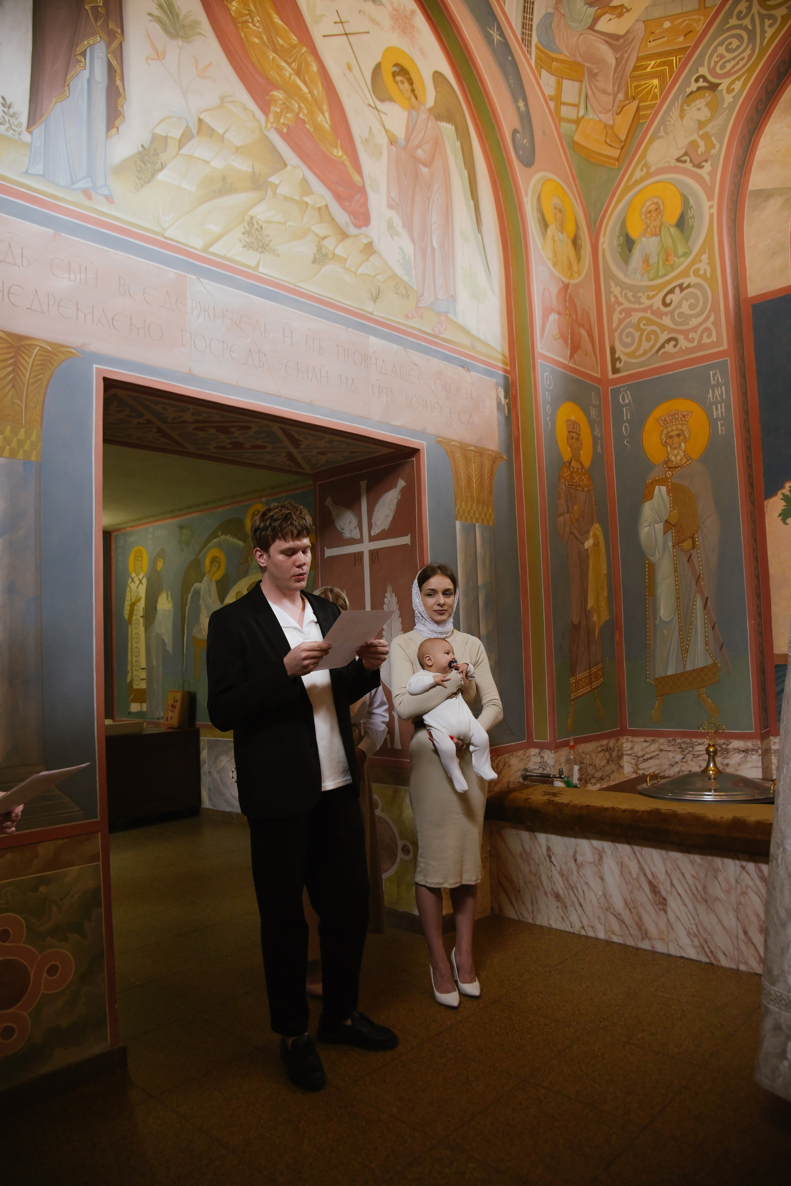 Крещение Вадима. Фотограф Лола Волна, город Москва