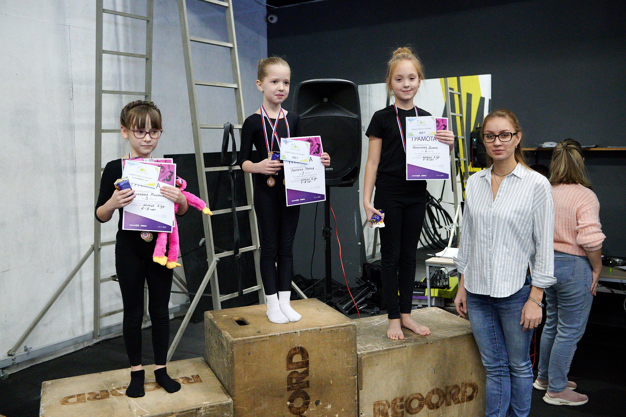 Соревнования по воздушным полотнами и акробатике 29.11.2022