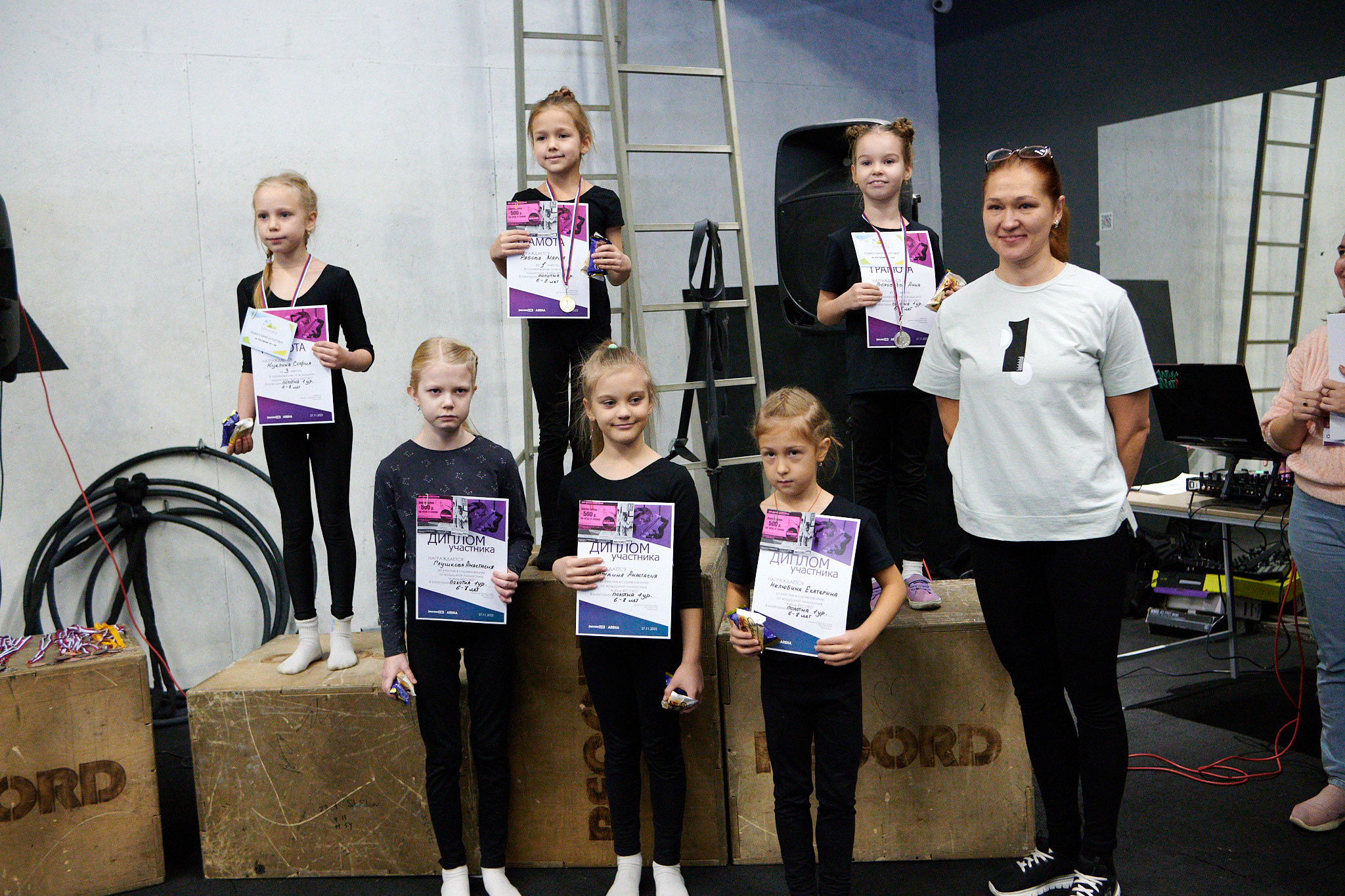 Соревнования по воздушным полотнами и акробатике 29.11.2022